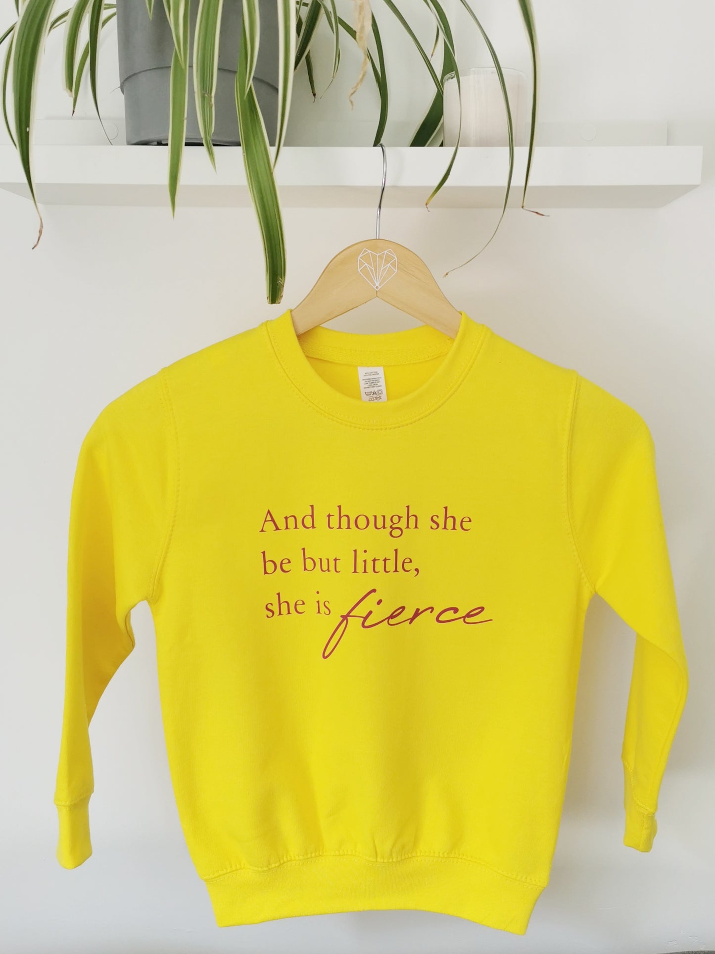 She Is Fierce Kids Sweatshirt