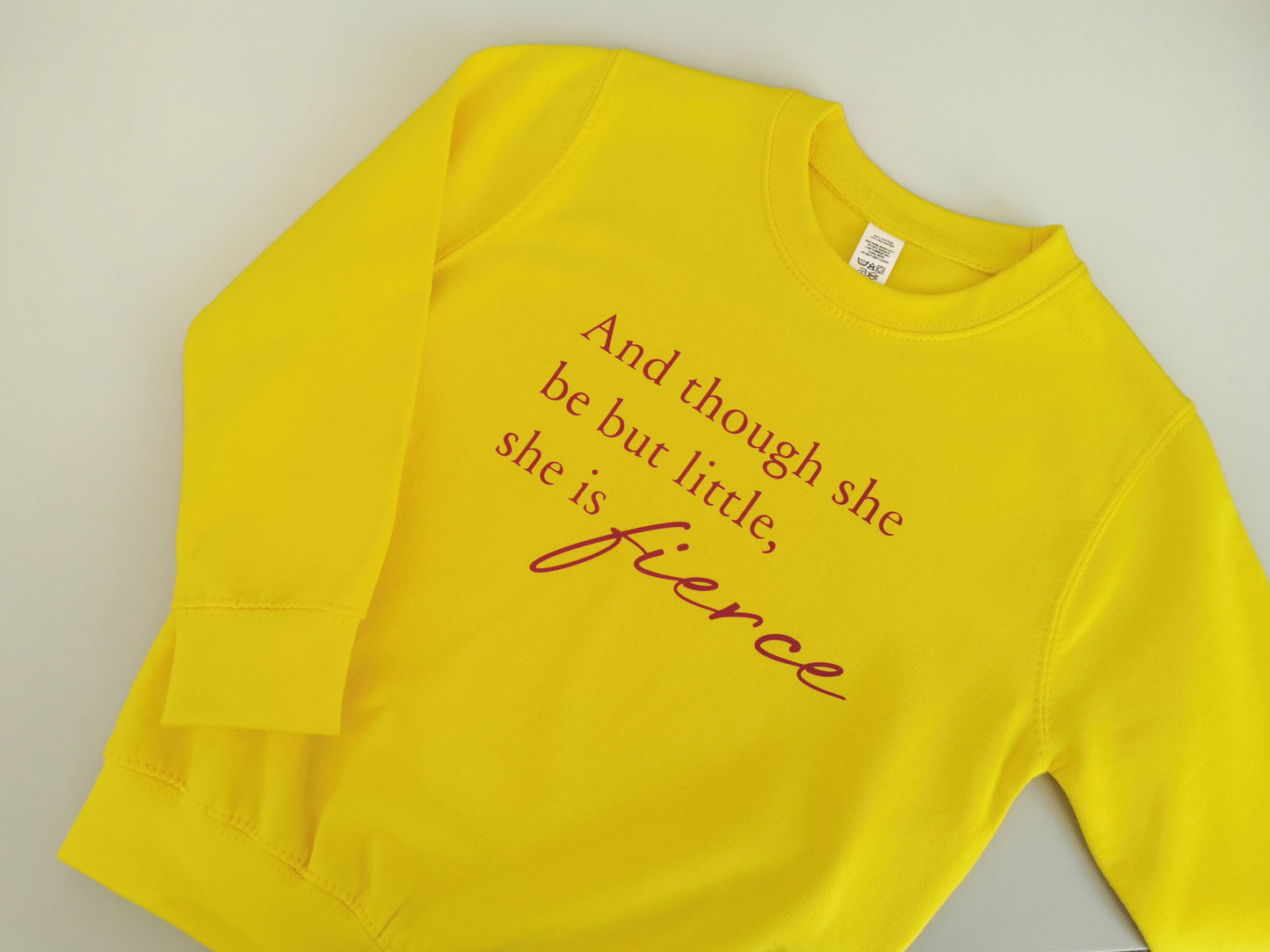 She Is Fierce Kids Sweatshirt