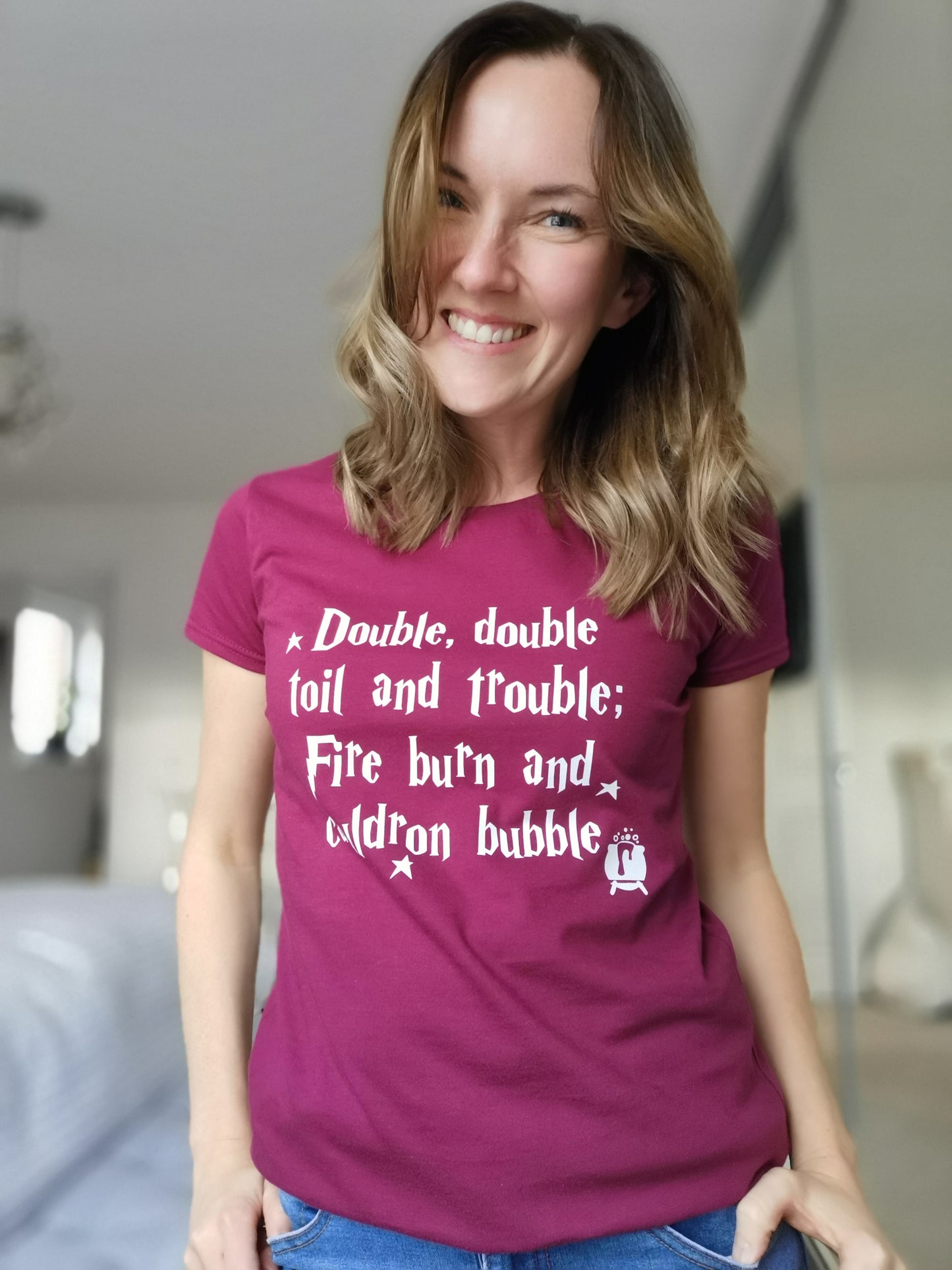 Double, Double Toil and Trouble Ladies T-shirt