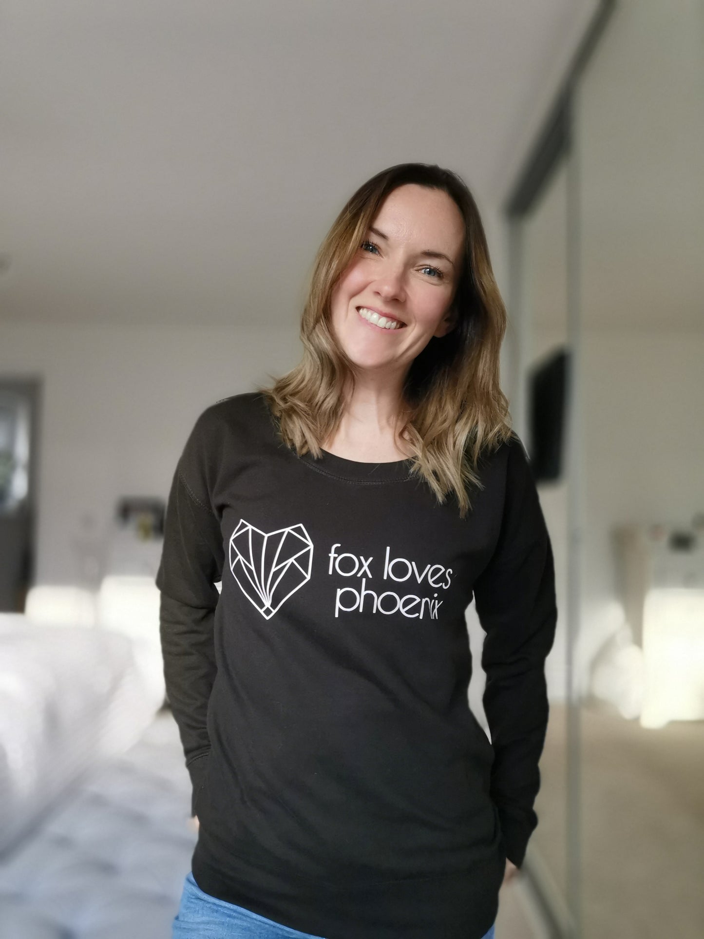 Fox Loves Phoenix Branded Ladies Sweatshirt