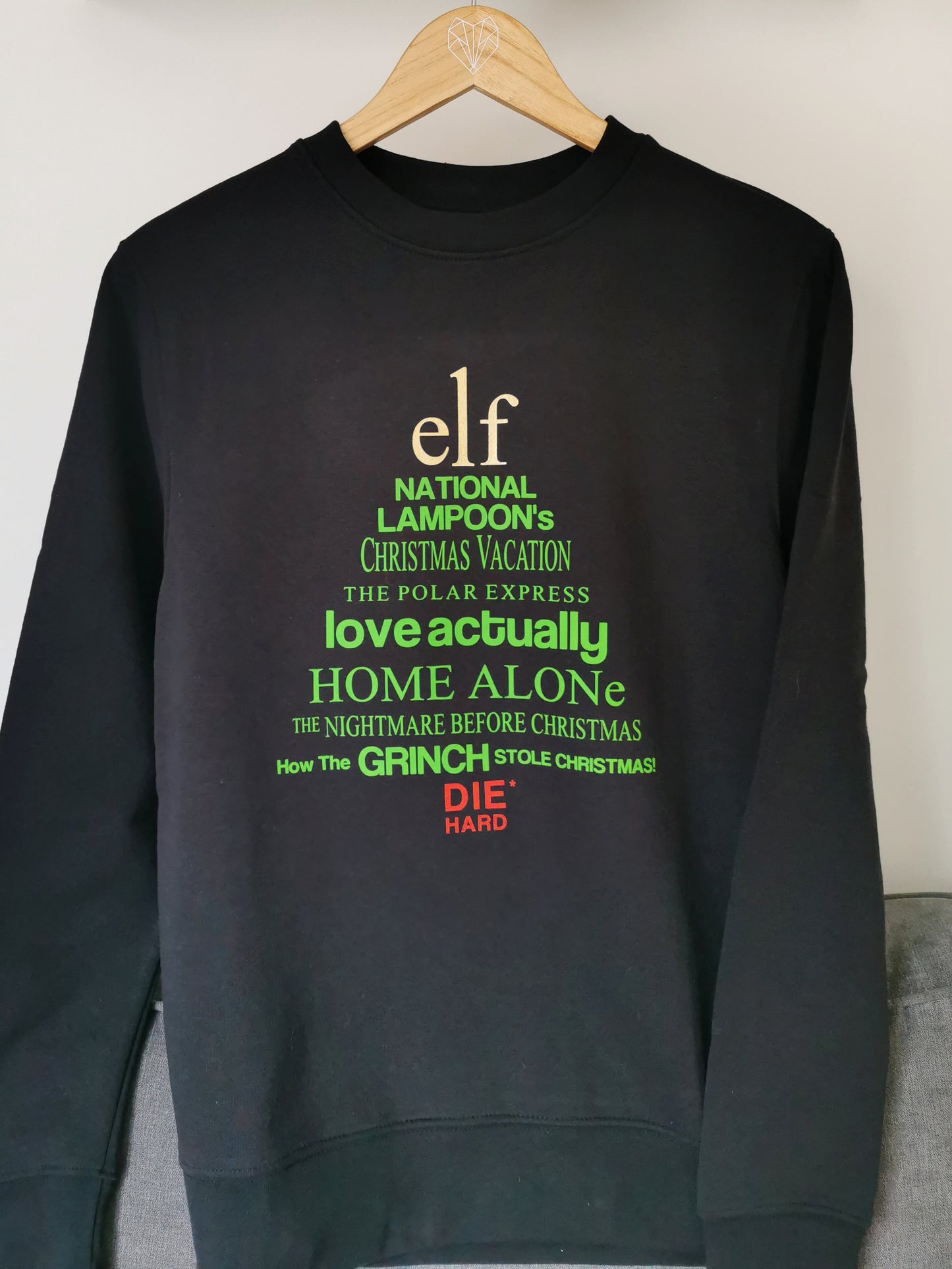 Christmas Movies Ladies & Mens Sweatshirt