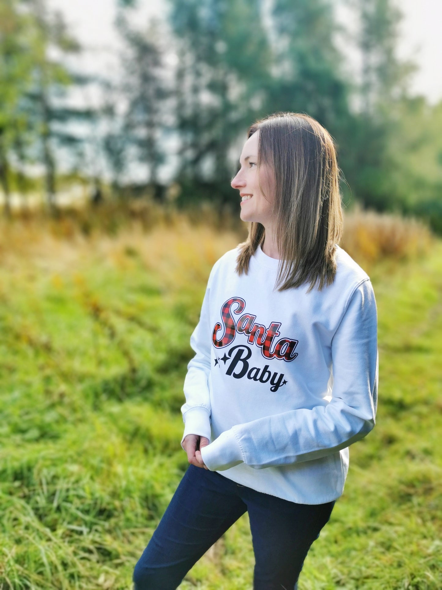 Santa Baby Ladies & Kids Sweatshirt
