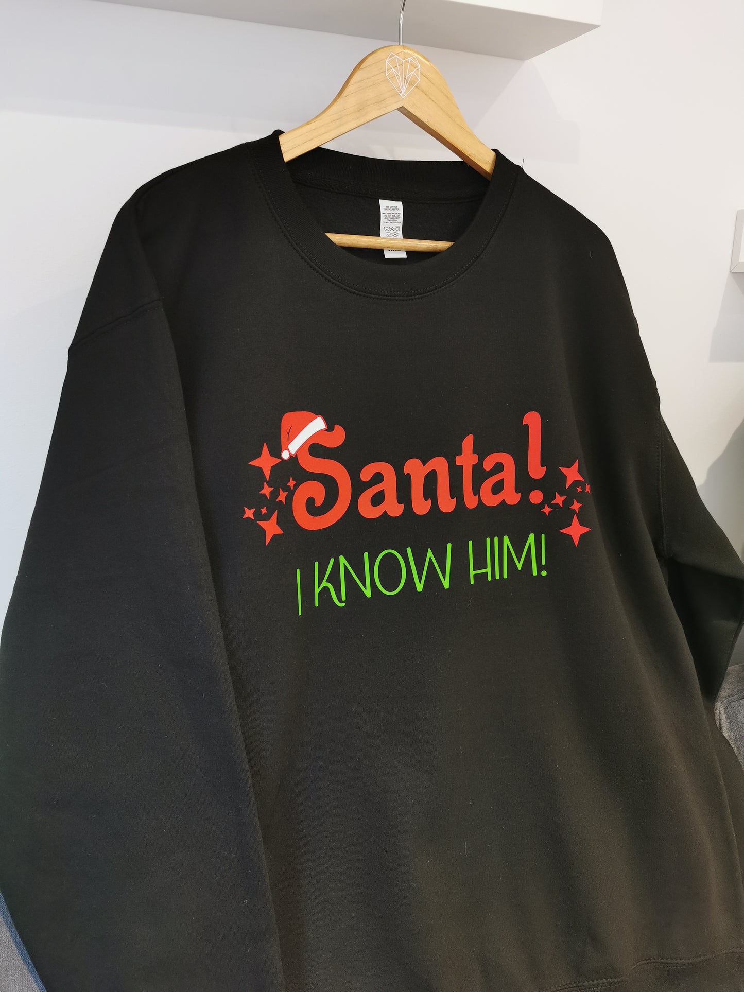 Santa! I know him! Adults Sweatshirt
