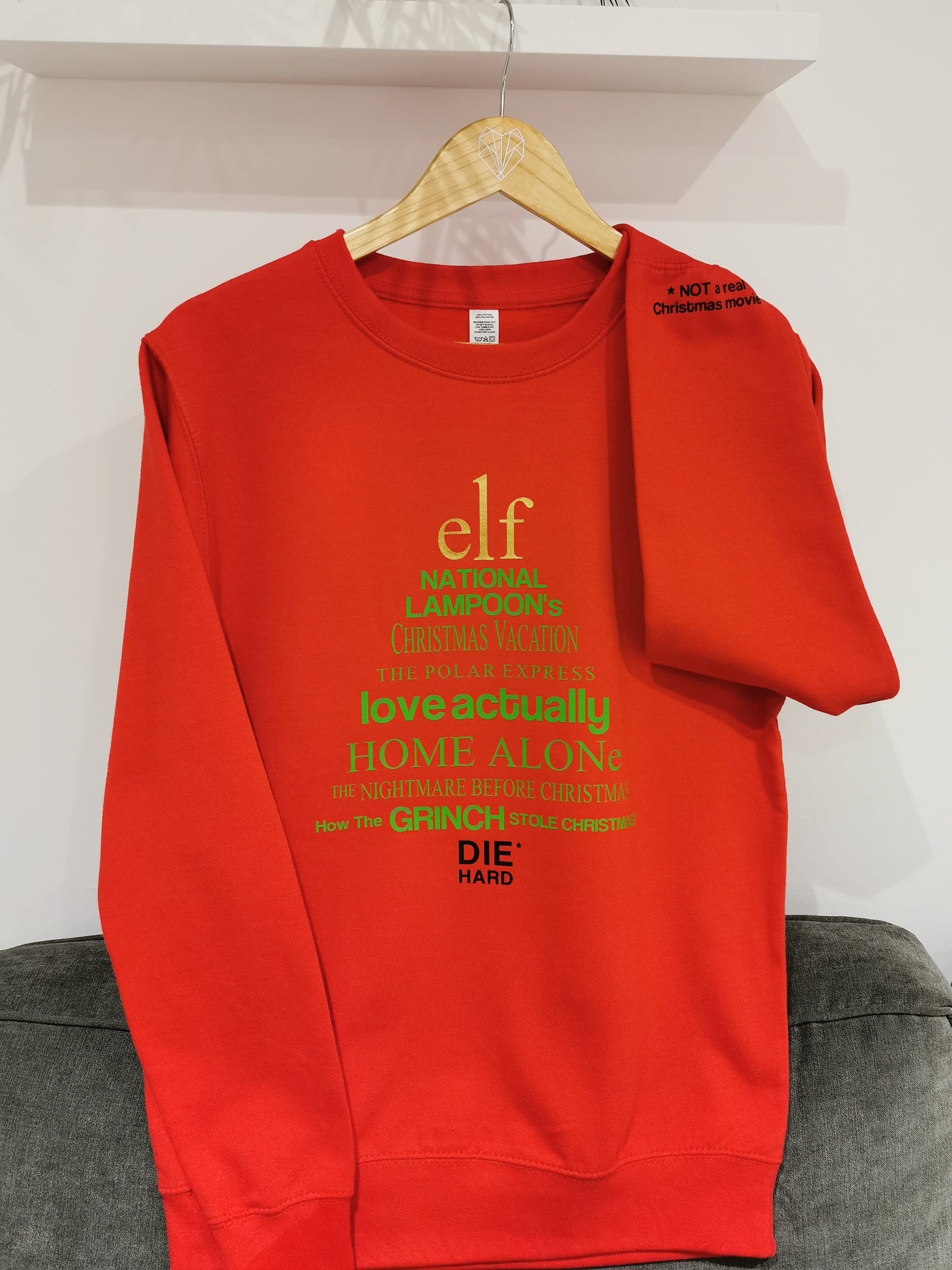 Christmas Movies Ladies & Mens Sweatshirt