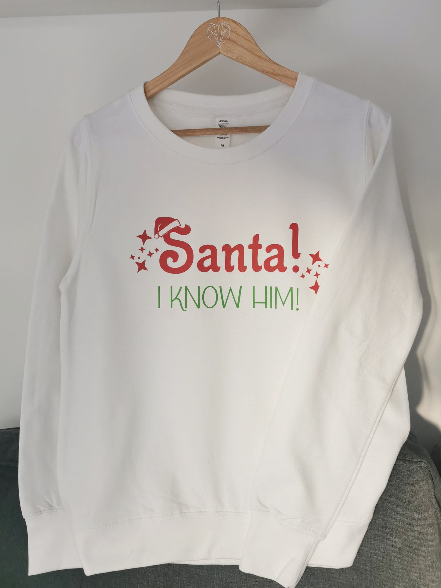Santa! I know him! Adults Sweatshirt