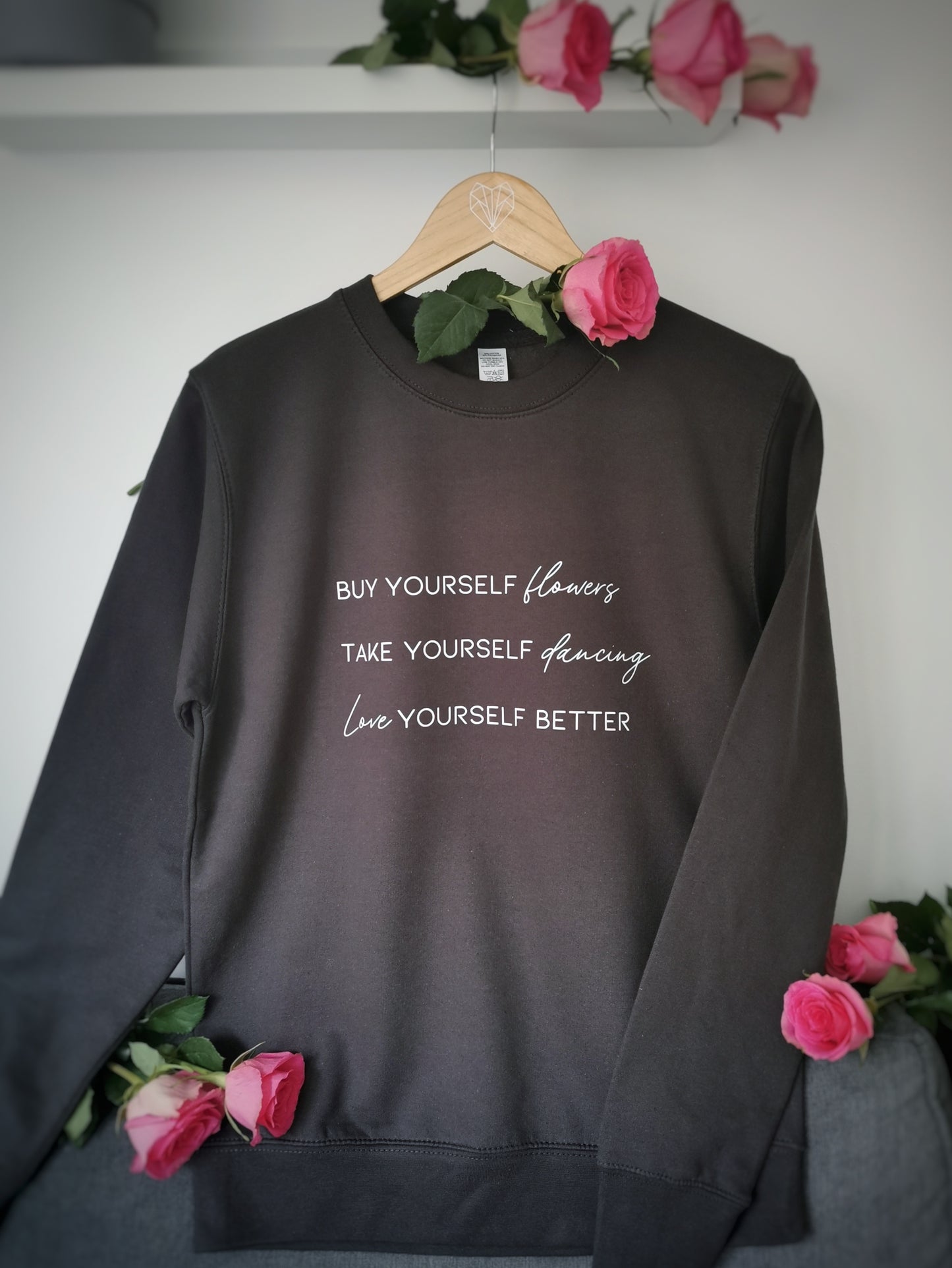 Buy Yourself Flowers Ladies Sweatshirt