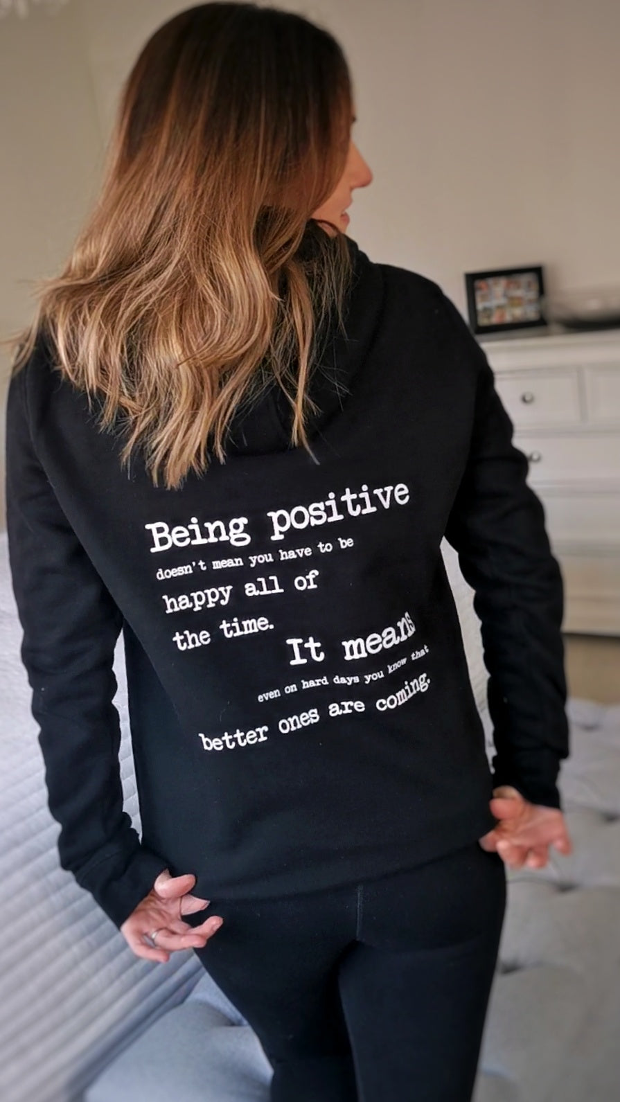 Being Positive Ladies Hoodie