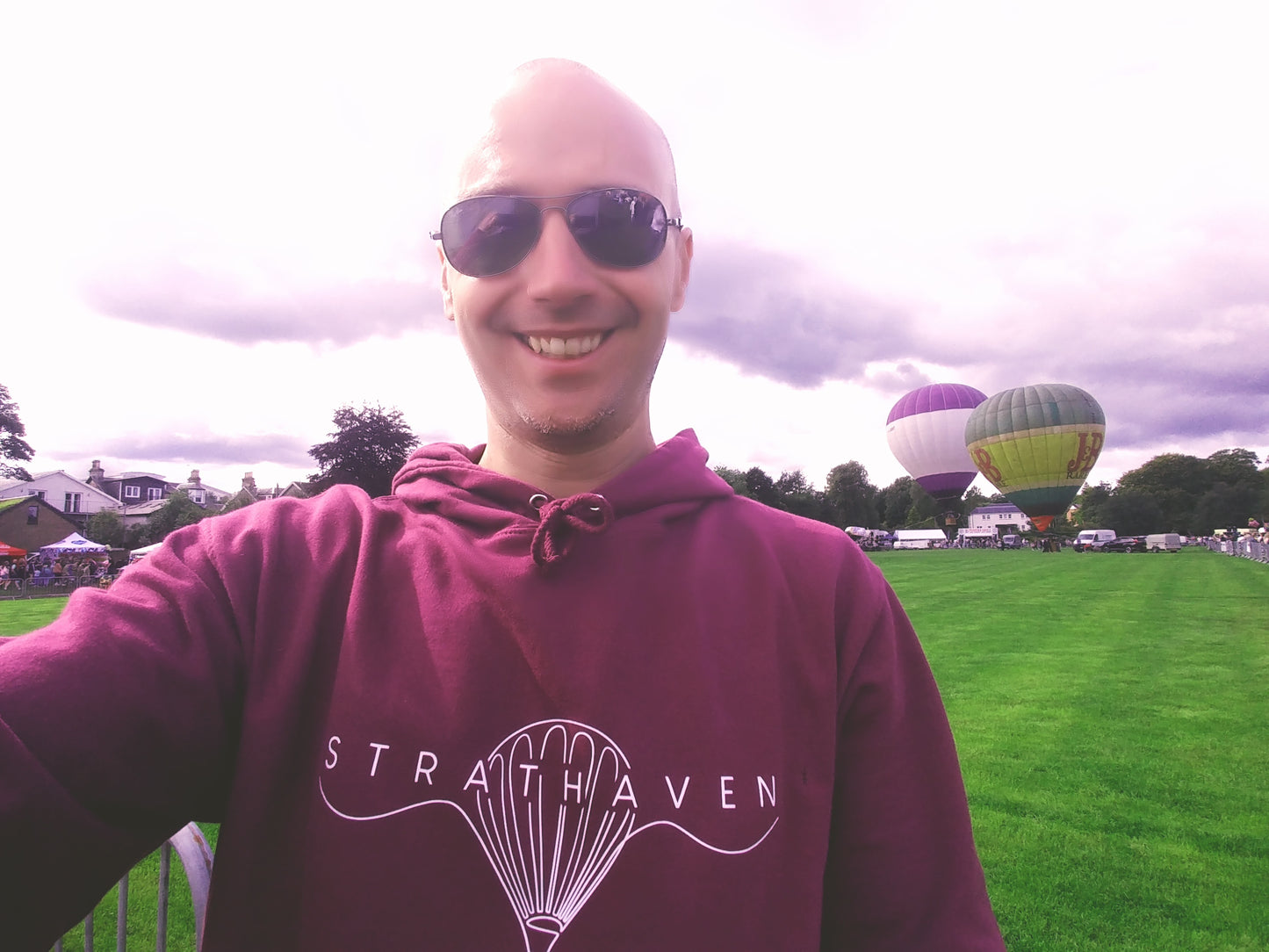 Strathaven Balloon Festival Inspired Adults Hoodie