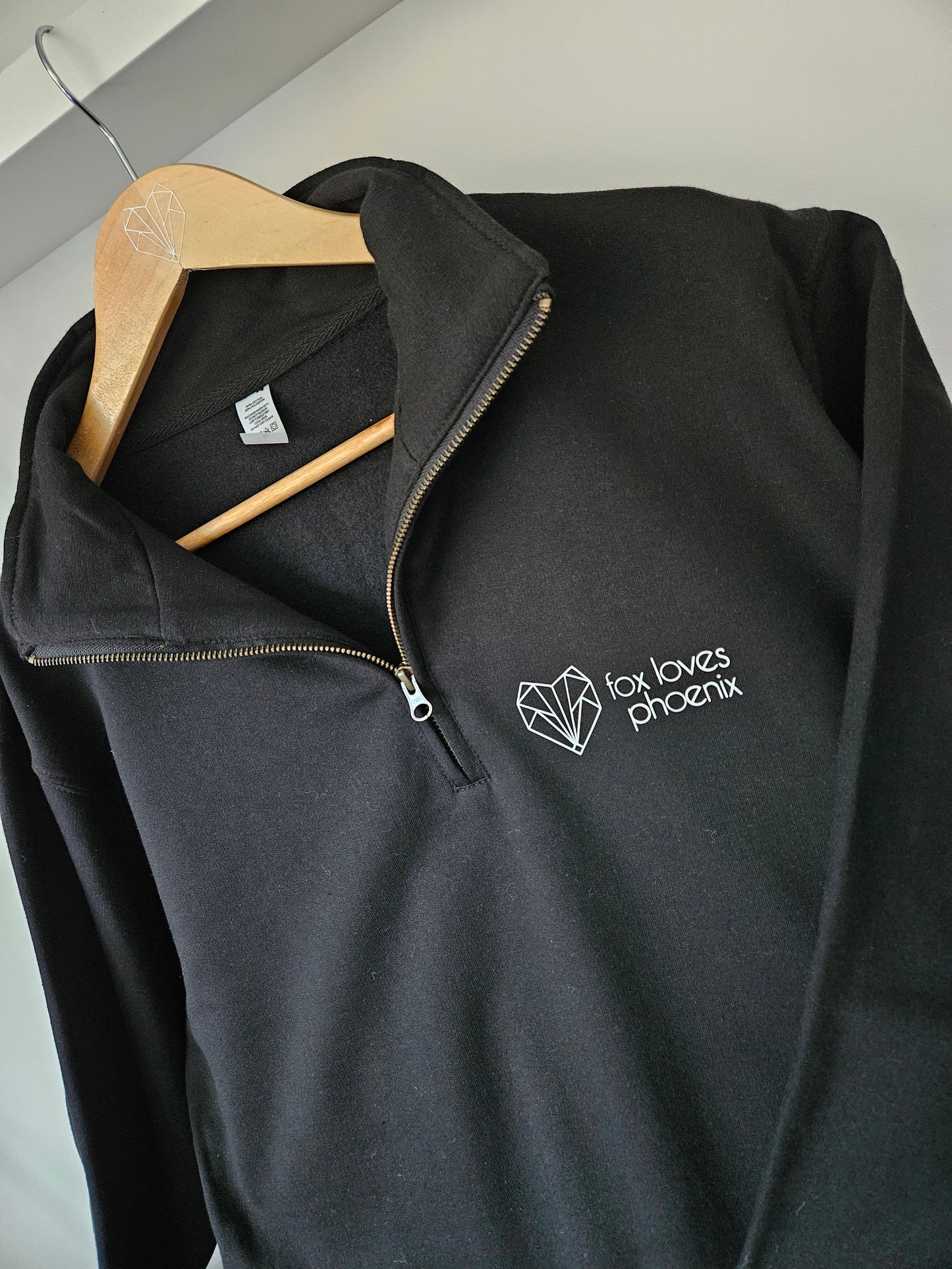 Fox Loves Phoenix Branded Unisex 1/4 Zip Sweatshirt