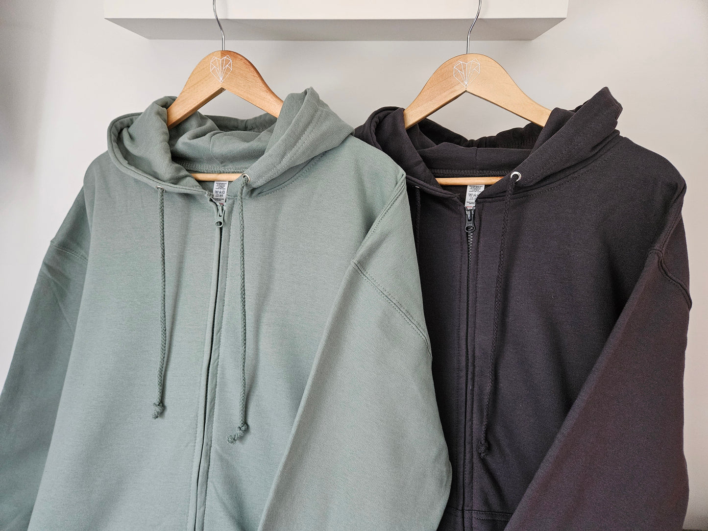 Cuff Comments Ladies Zip Hoodie with Handwritten Font