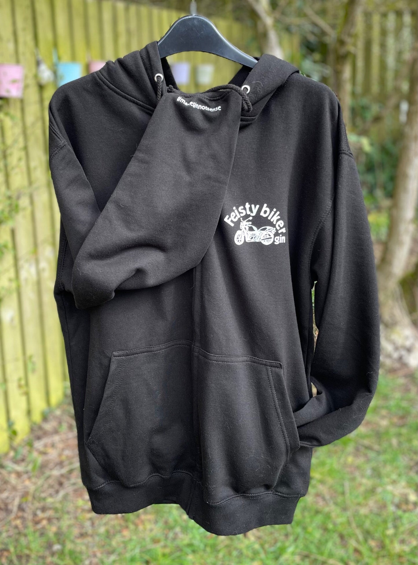 Feisty Biker Gin Zip Hoodie