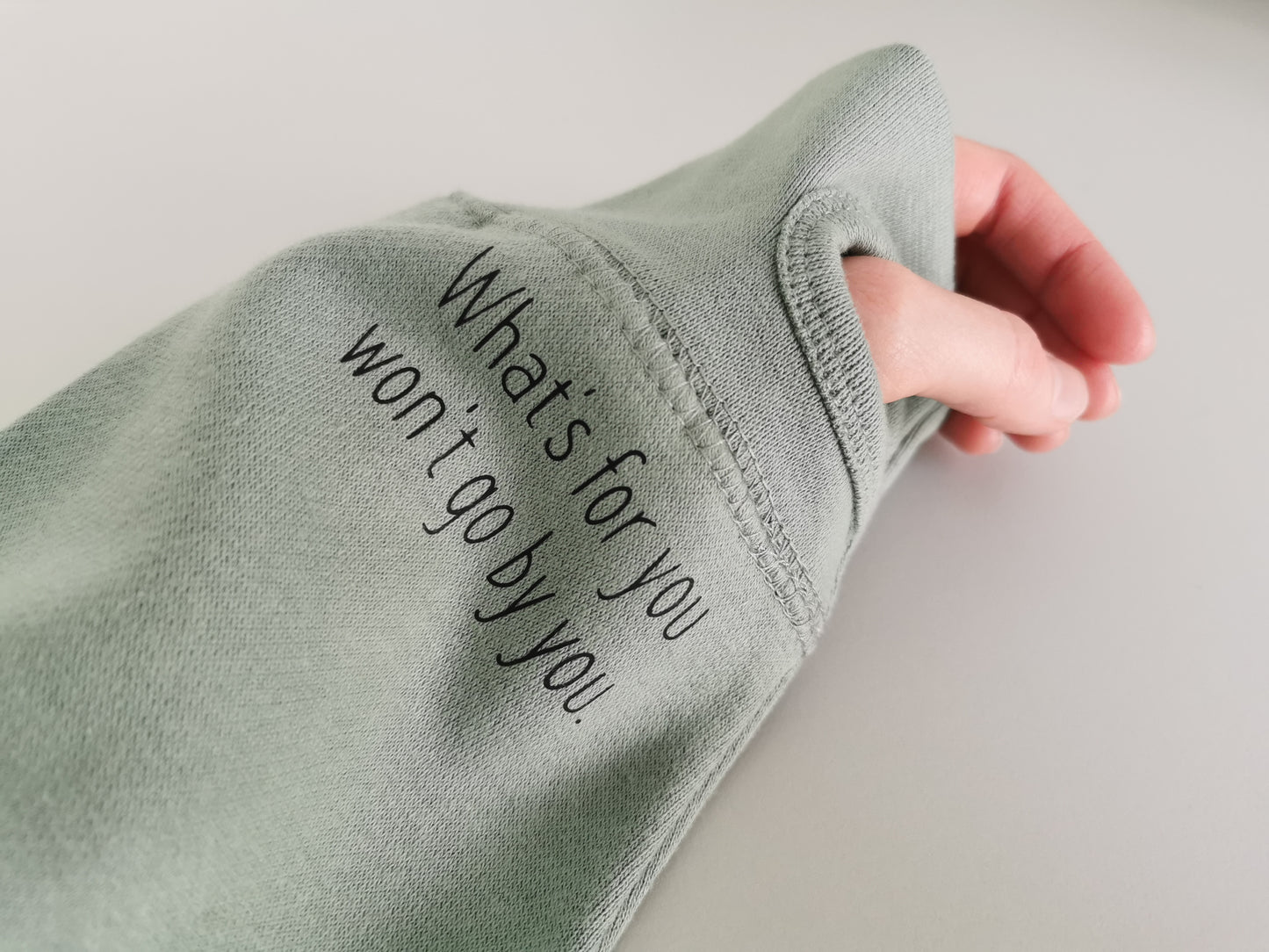 Cuff Comments Ladies Cross Neck Hoodie With Fine Font