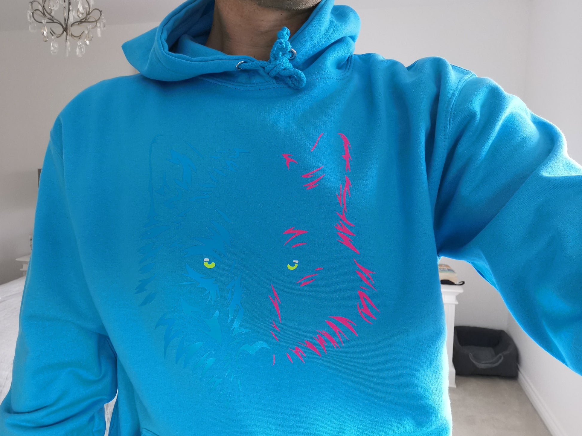 Majestic Wolf Unisex Adult Kids Hoodie