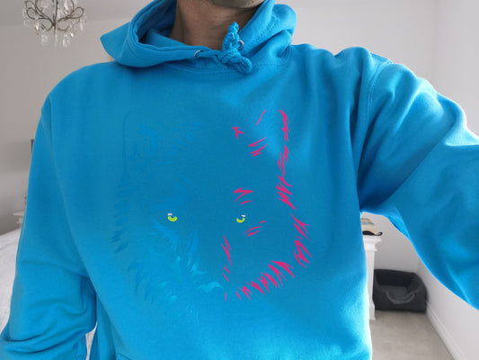 Majestic Wolf Unisex Adult & Kids Hoodie