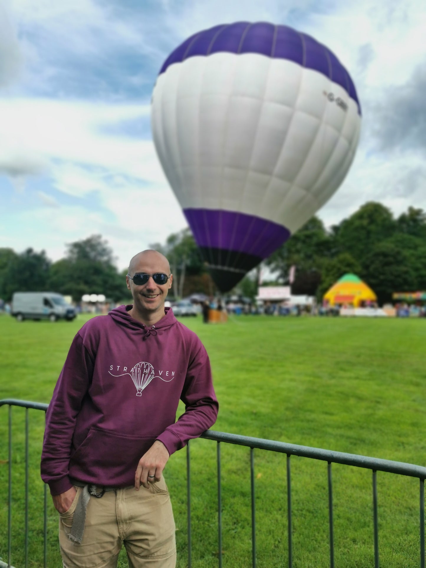 Strathaven Balloon Festival Inspired Adults Hoodie