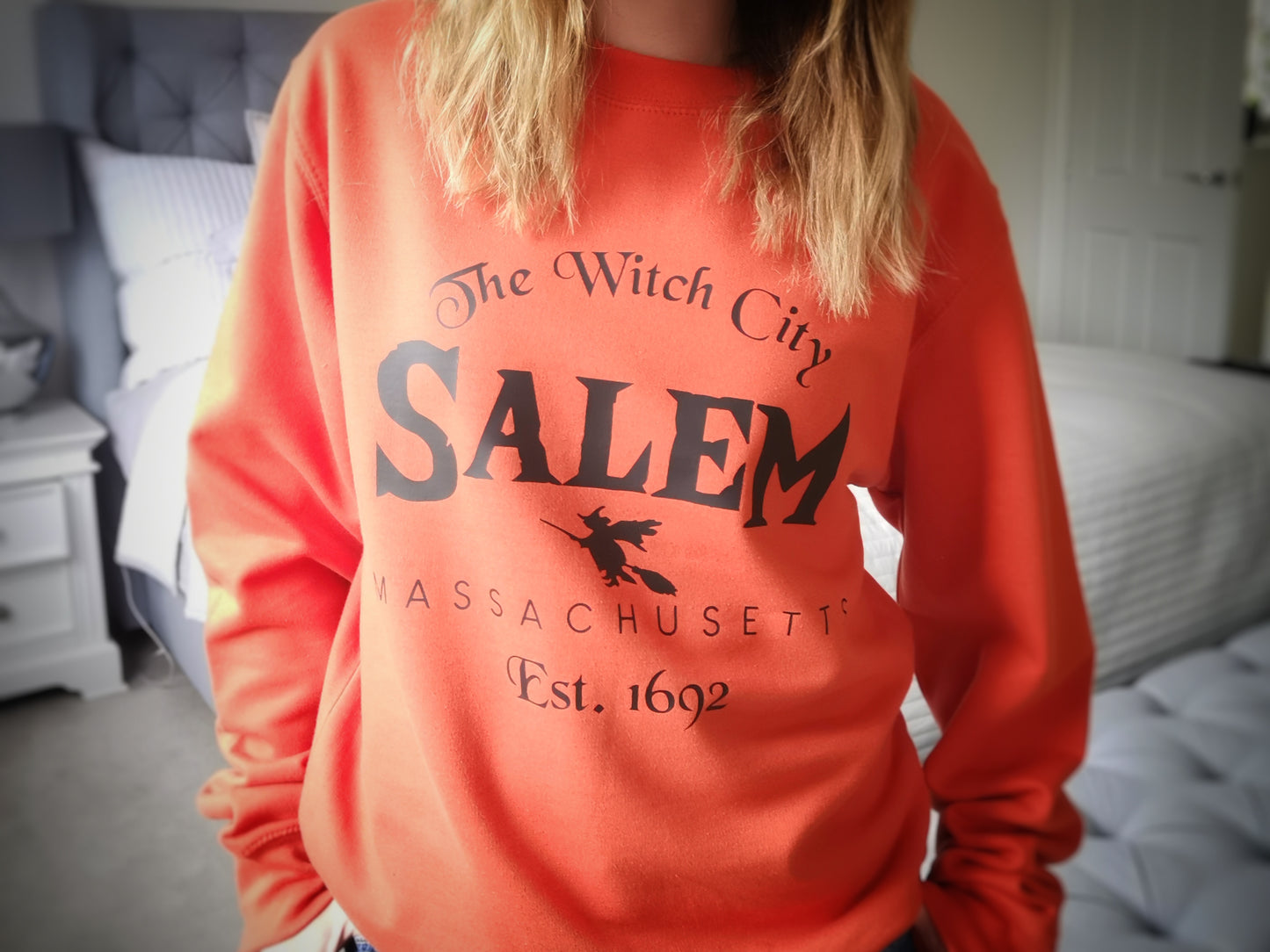 Salem The Witch City Halloween Sweatshirt