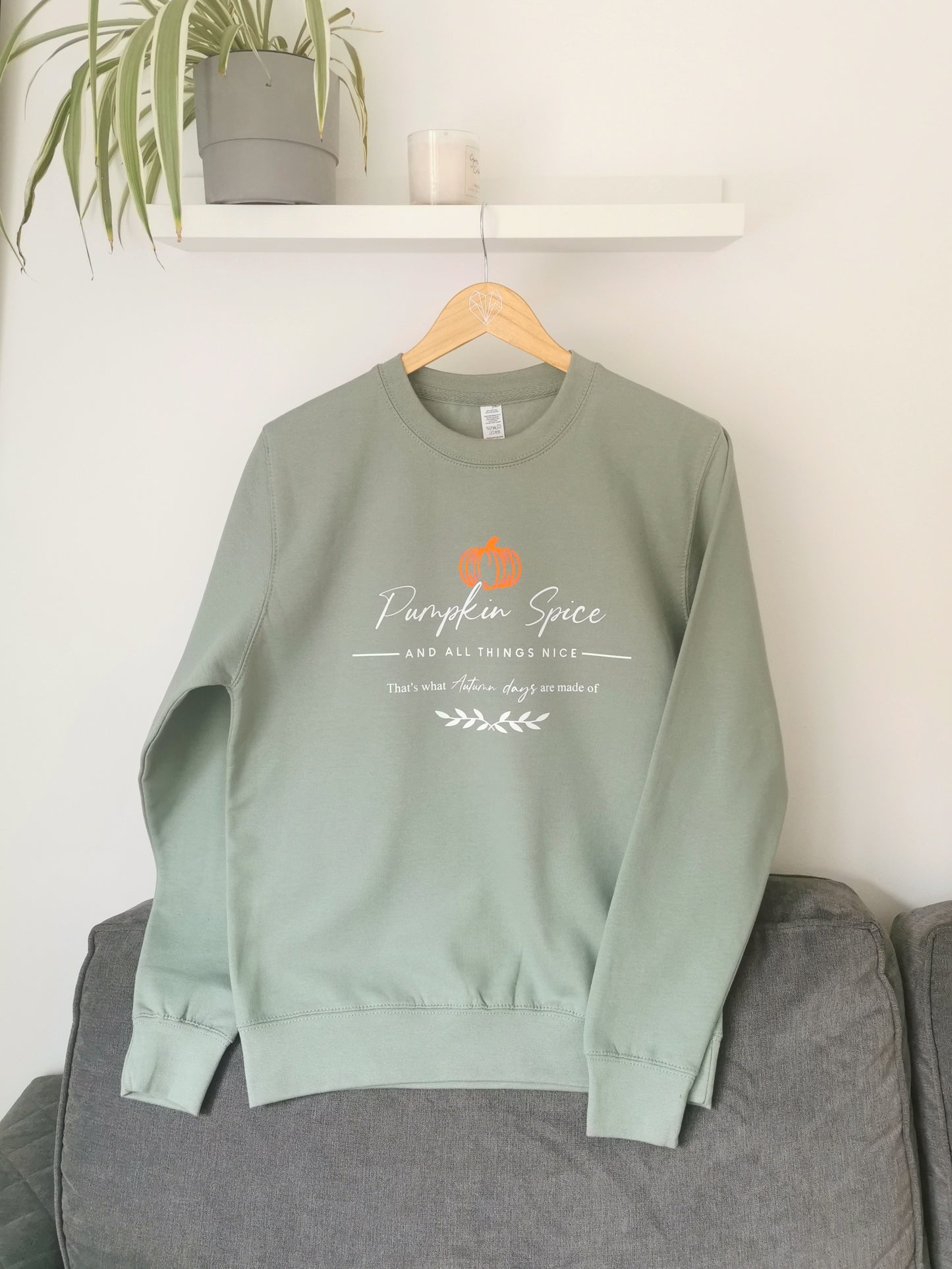 Pumpkin Spice Autumn Ladies Sweatshirt