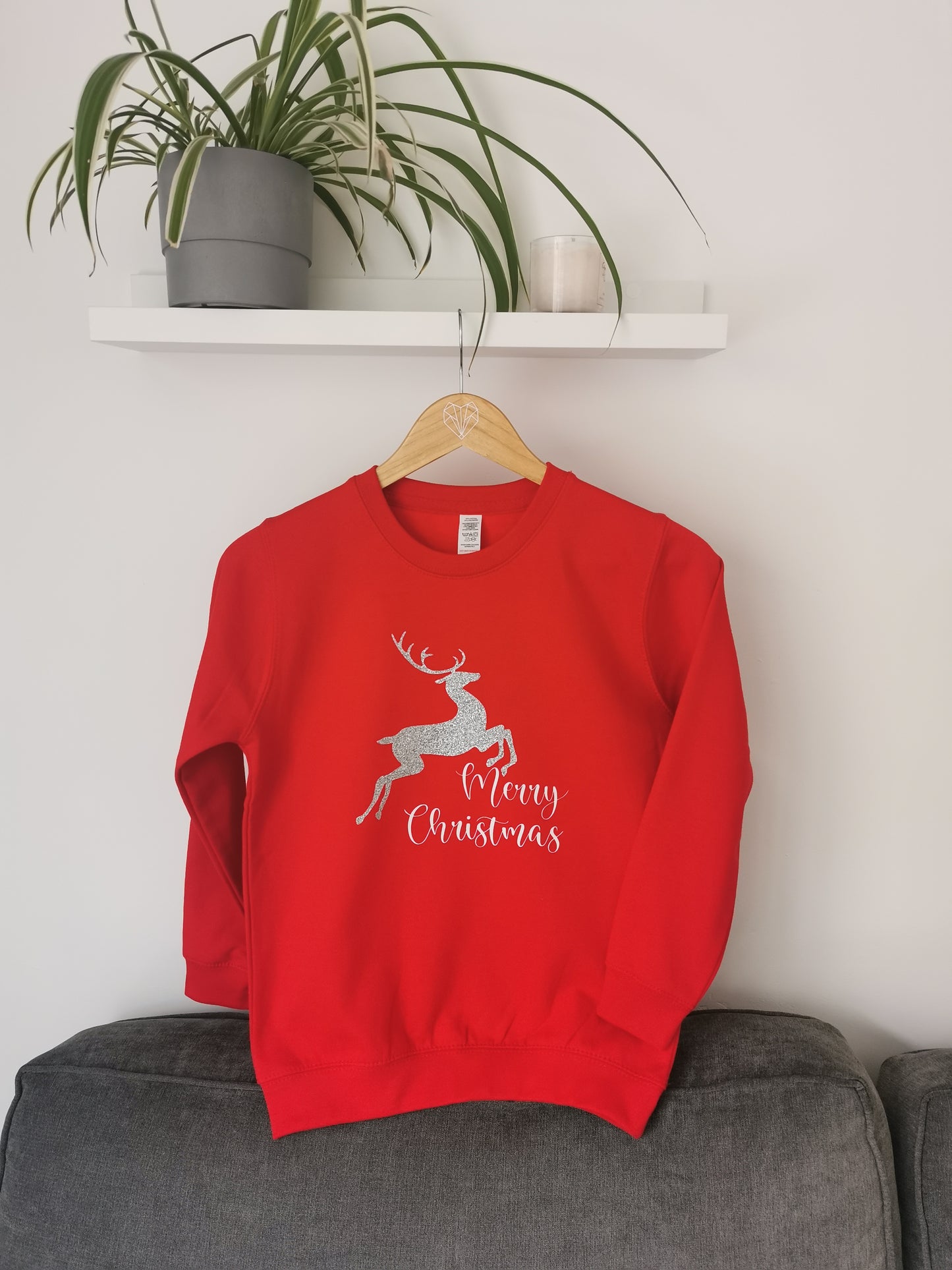 Reindeer Merry Christmas Ladies & Kids Sweatshirt