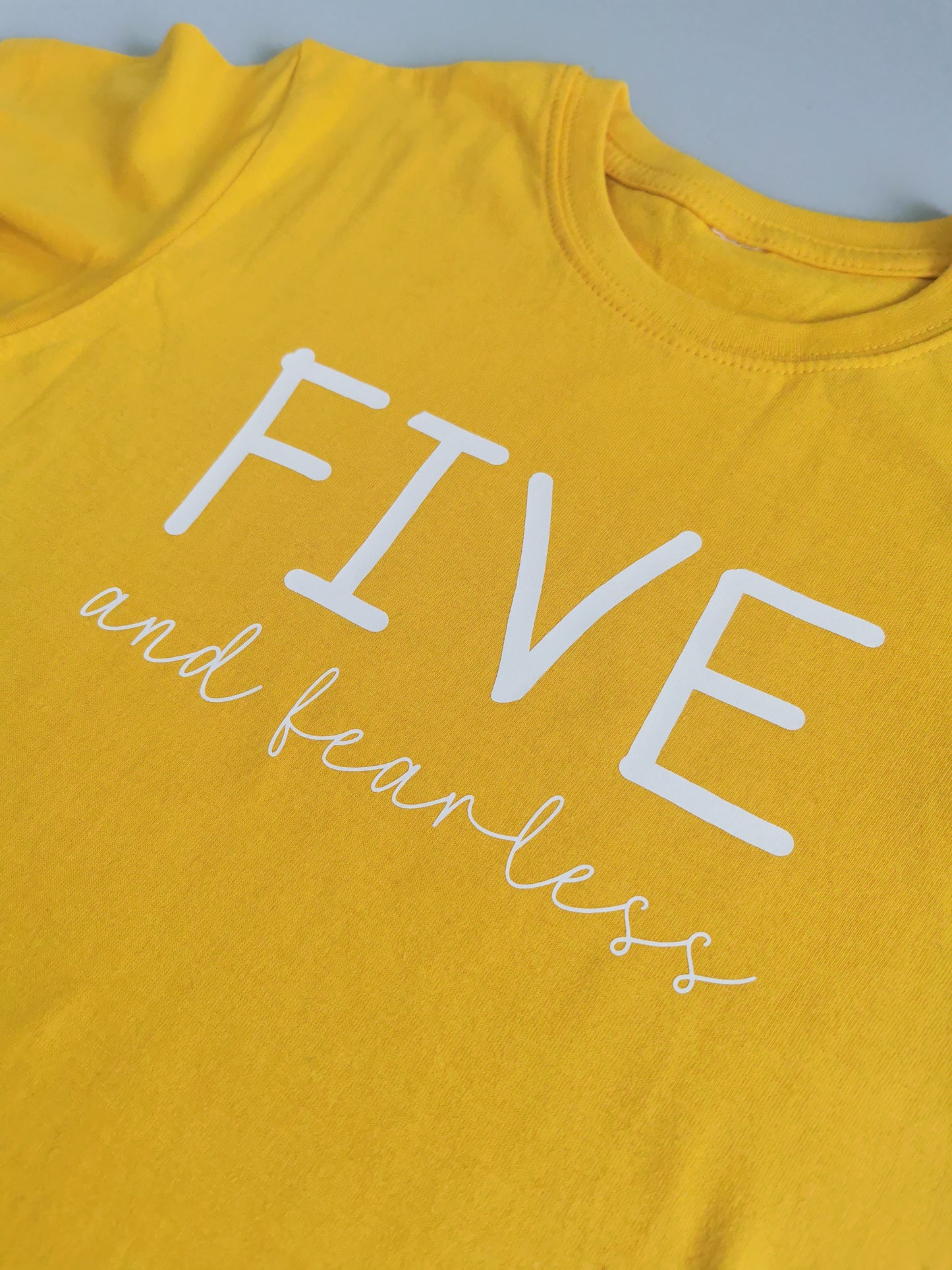 Five and Fearless Kids T-shirt