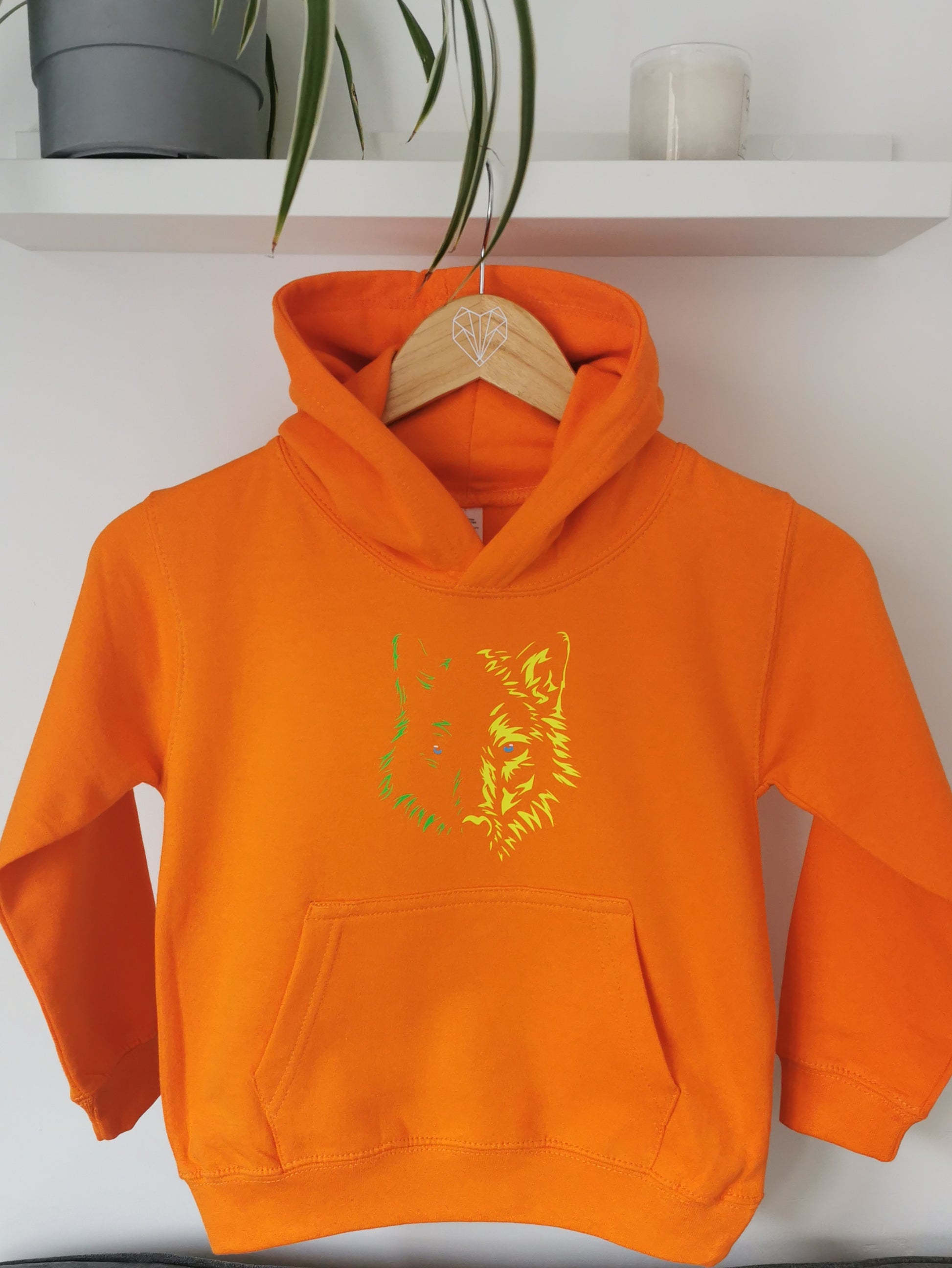 Majestic Wolf Unisex Adult Kids Hoodie – Personalised clothing