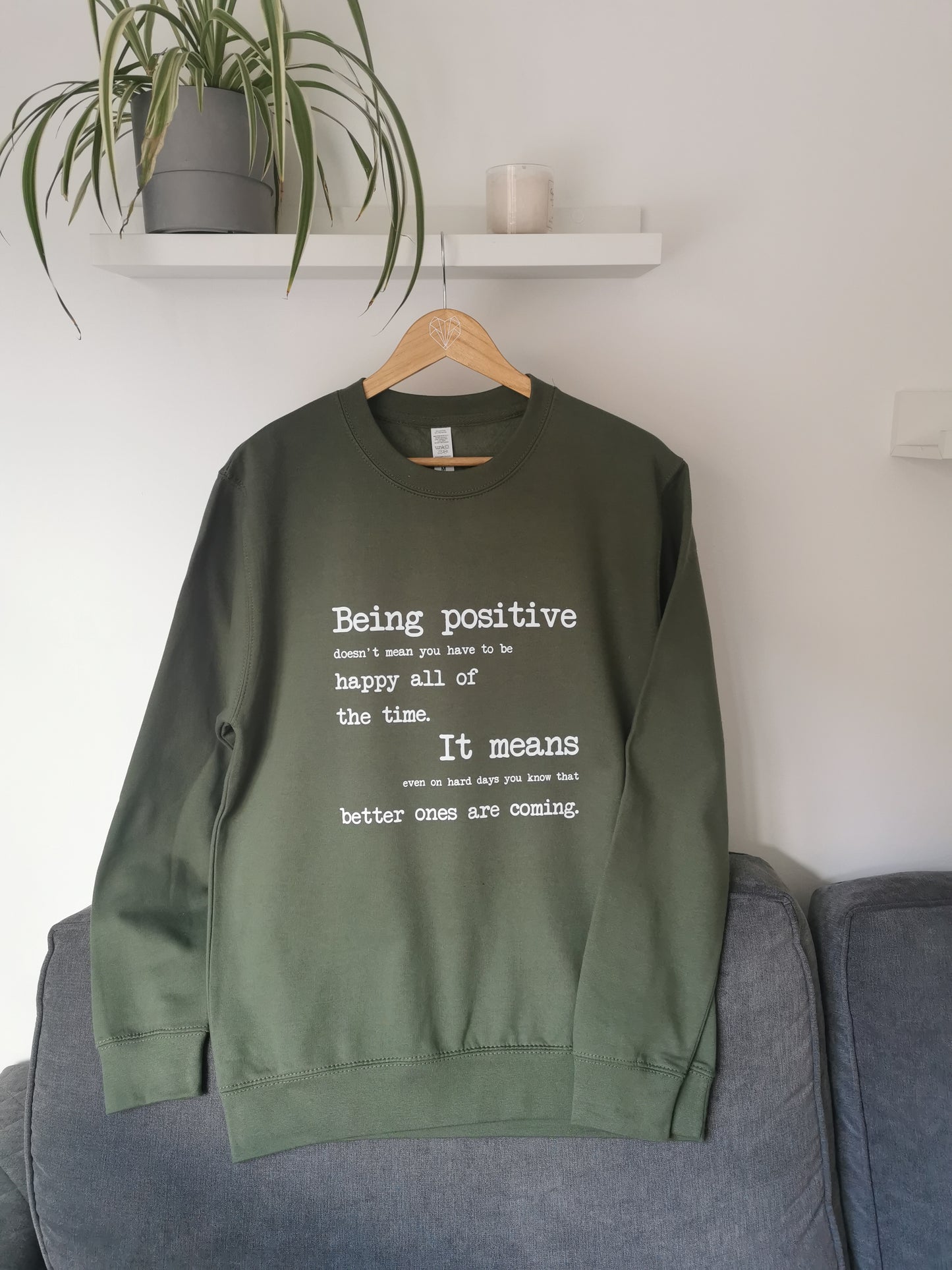 Being Positive Ladies Sweatshirt