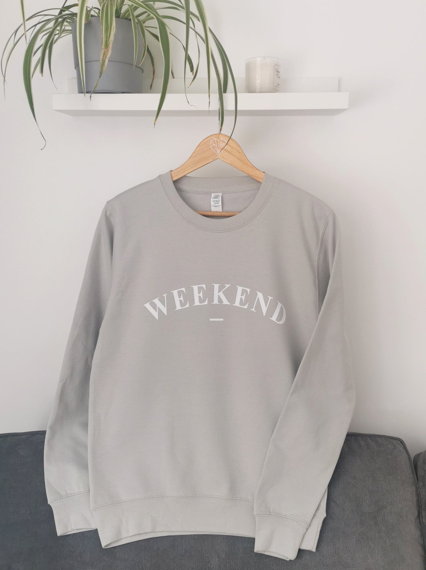 Weekend Slogan Ladies Sweatshirt