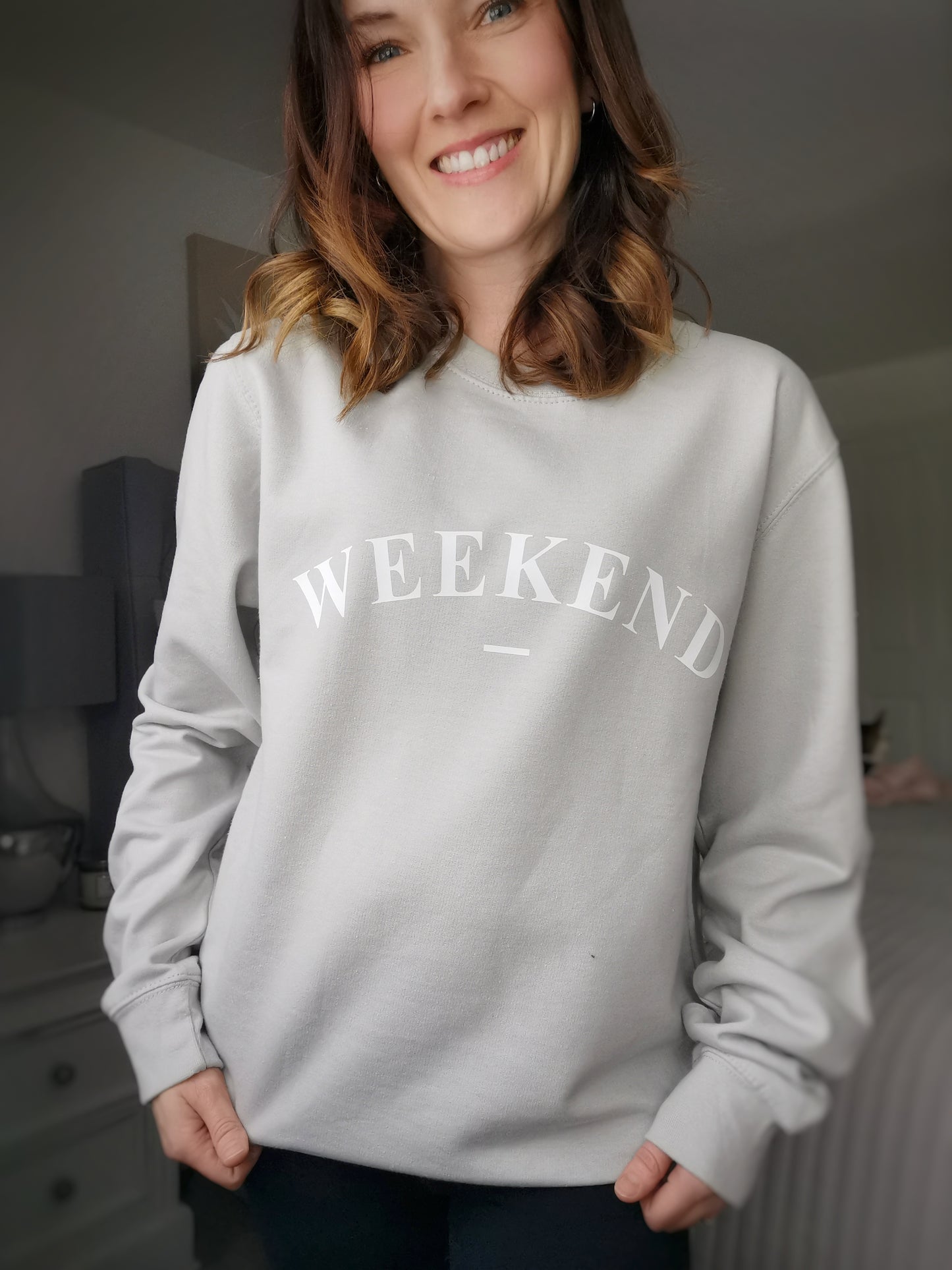 Weekend Slogan Ladies Sweatshirt