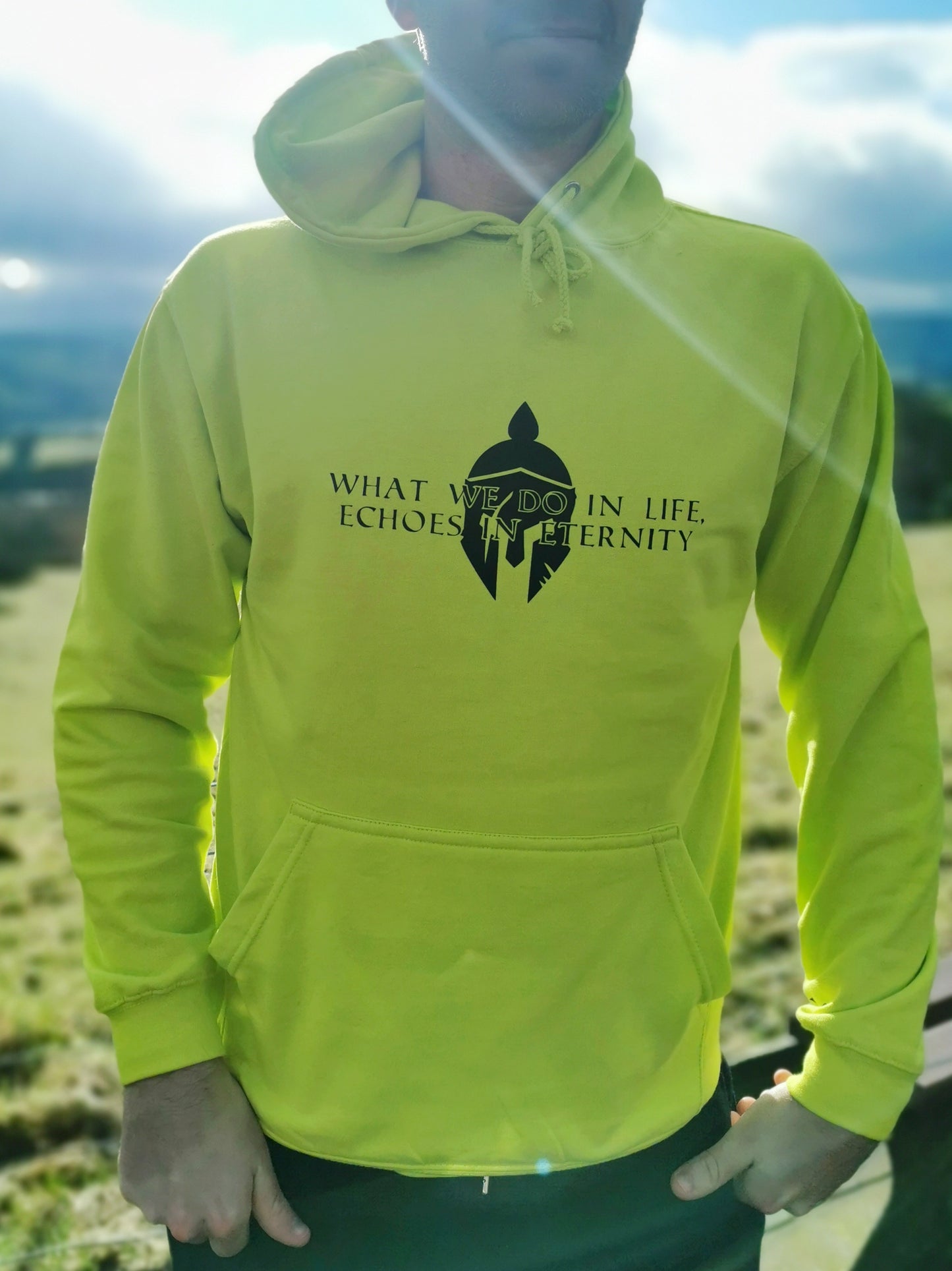 What We Do In Life Echoes In Eternity Mens Hoodie