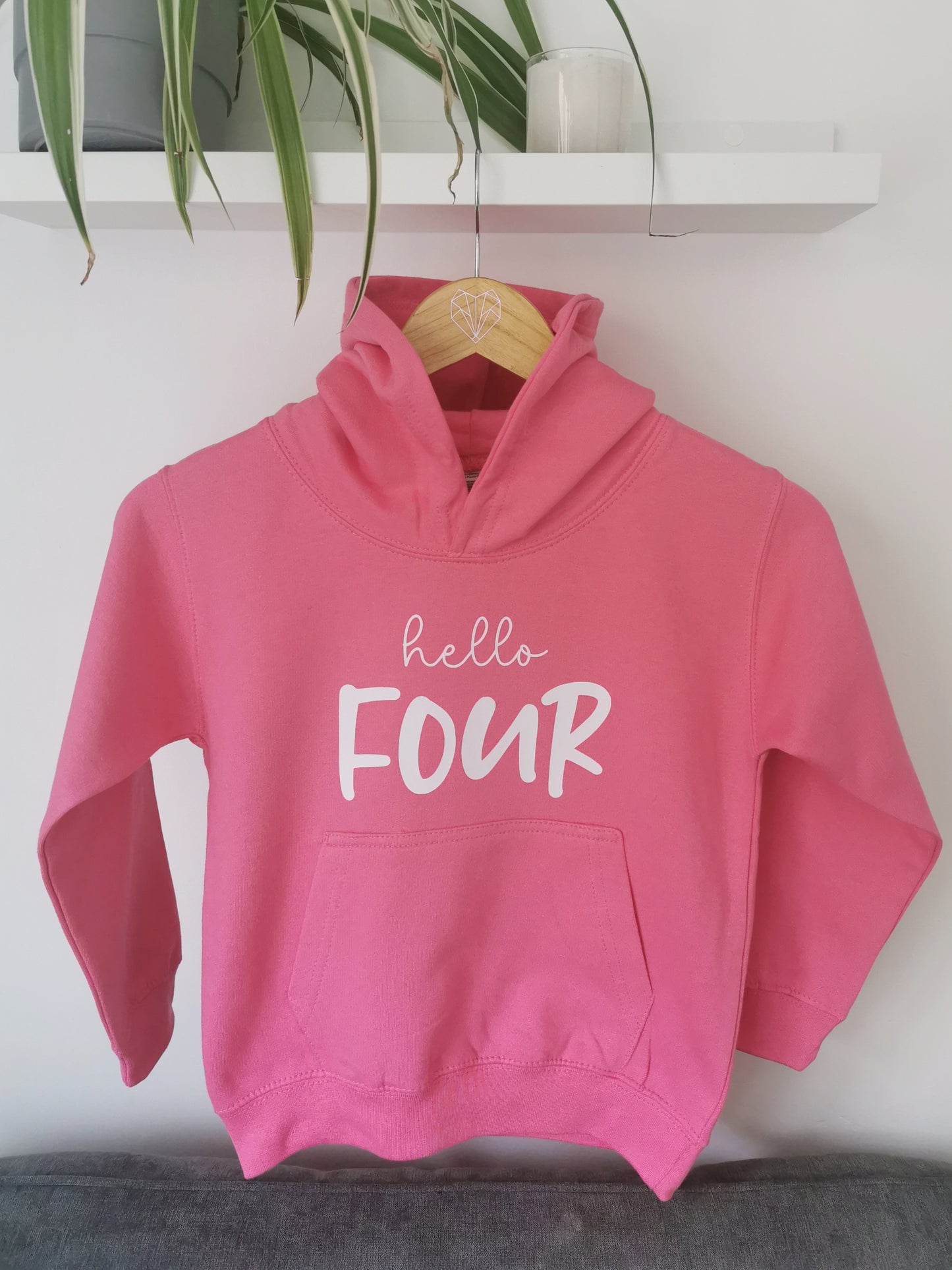 Hello Four Kids Hoodie