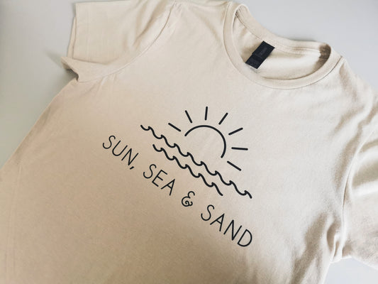 Sun, Sea & Sand Ladies T-shirt