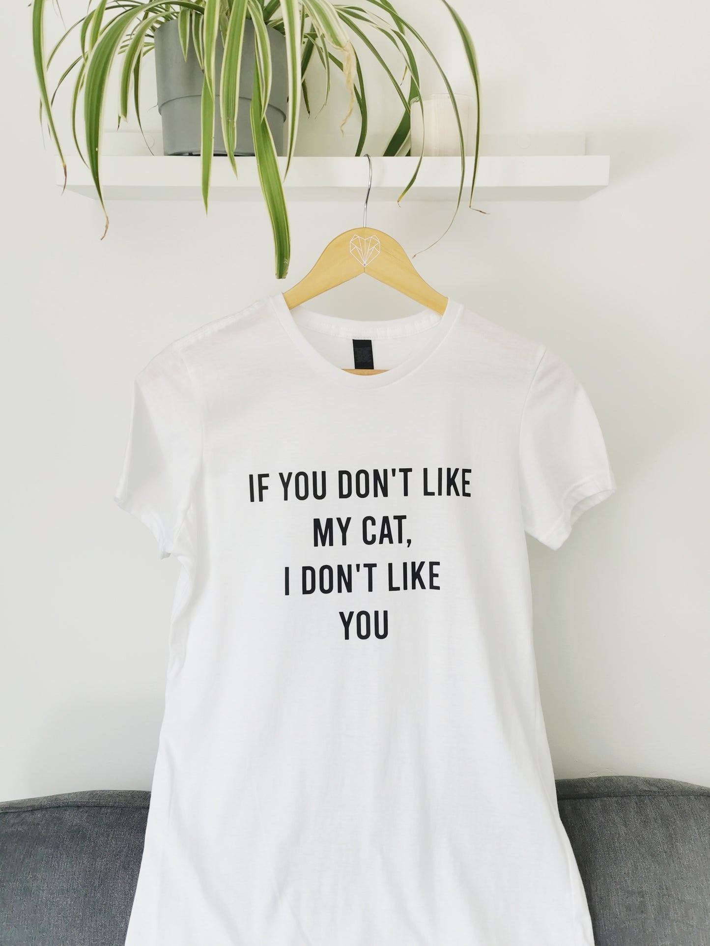 If You Don't Like My Cat Statement Ladies T-shirt