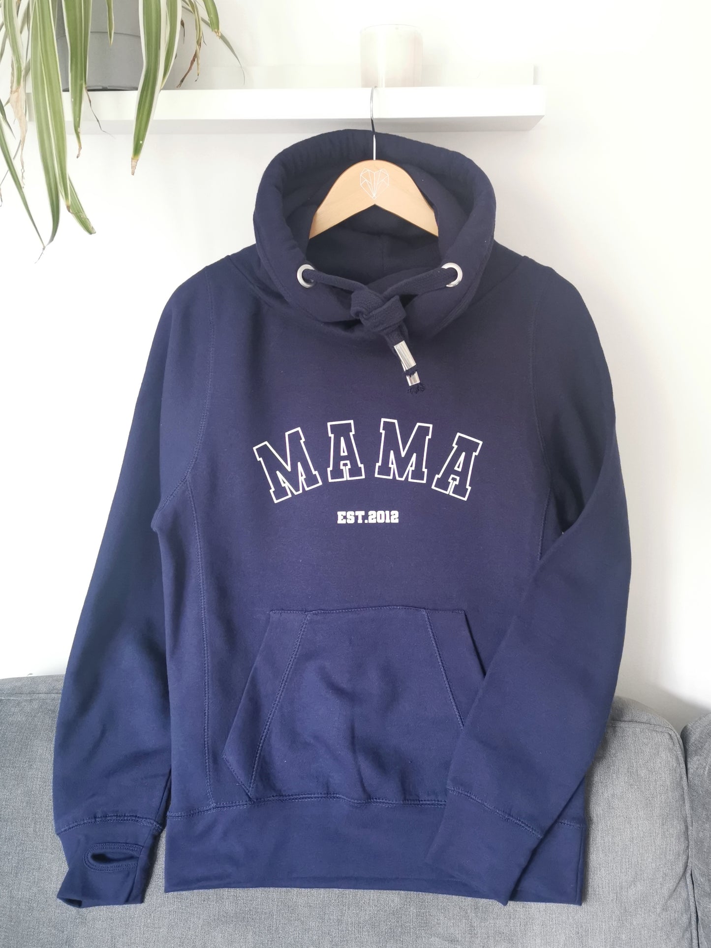 Mama Cross Neck Ladies Hoodie