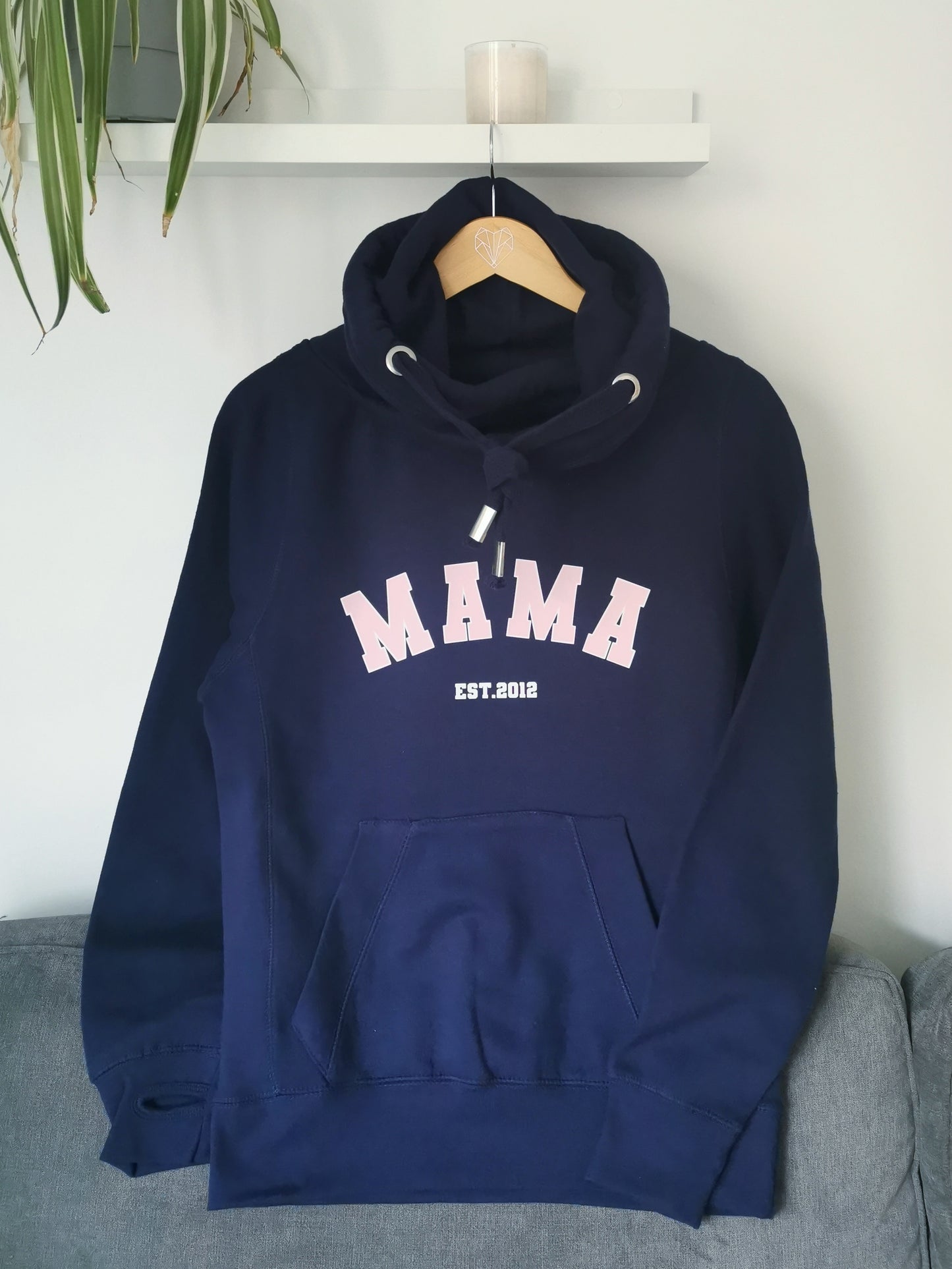 Mama Cross Neck Ladies Hoodie