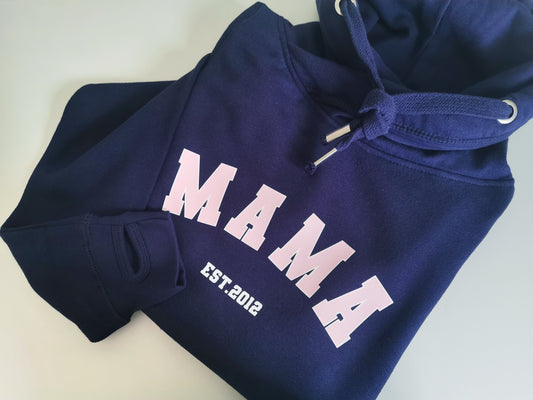 Mama Cross Neck Ladies Hoodie