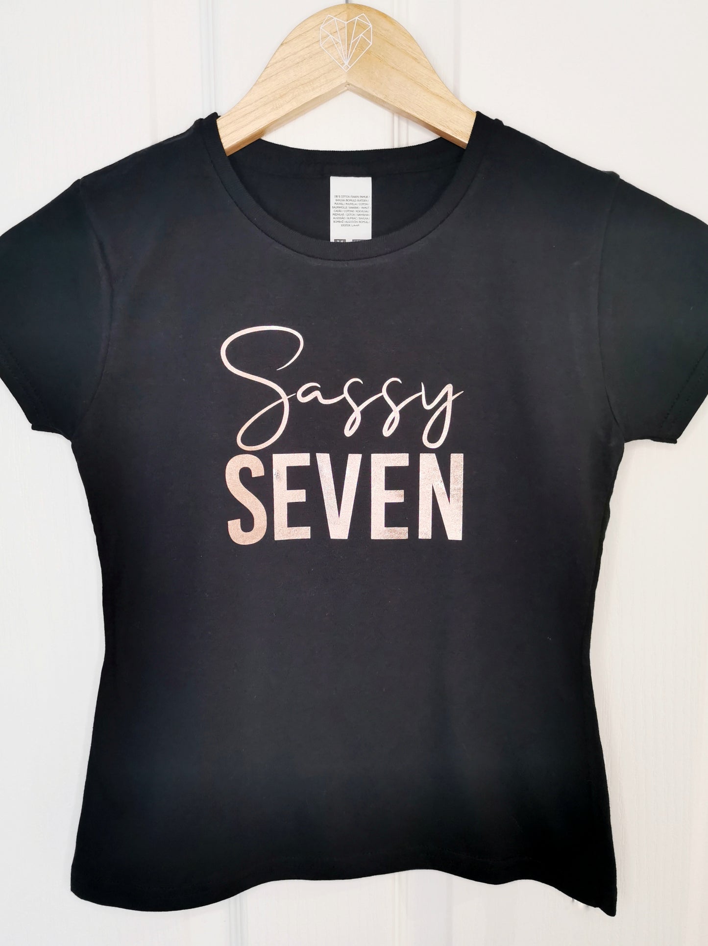 Sassy Seven T-shirt – Personalised clothing made with love – Fox