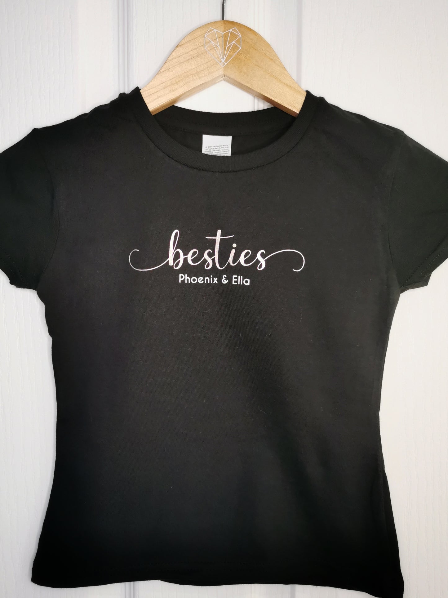 Personalised Matching Besties T-shirt Set