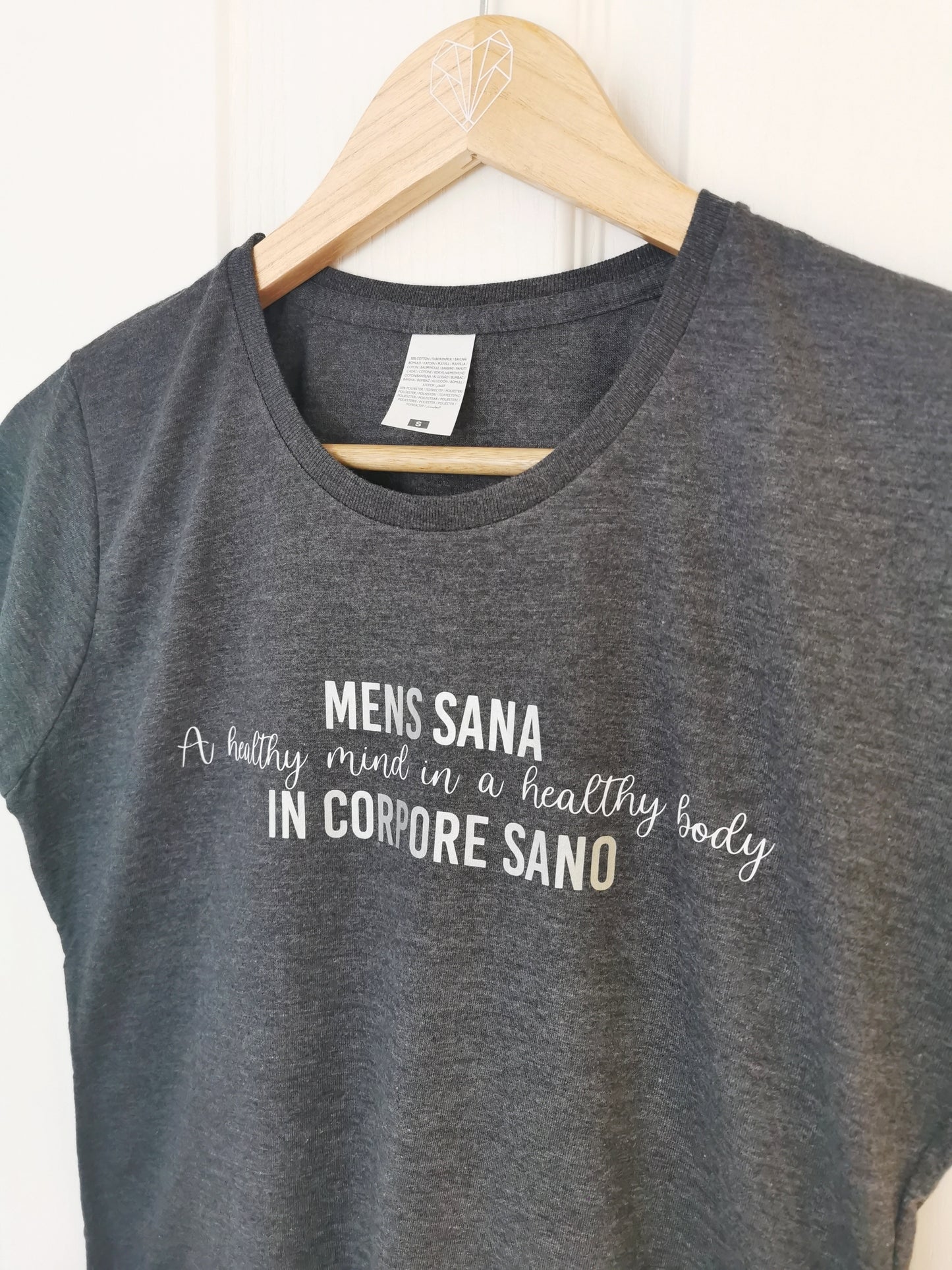 Mens Sana In Corpore Sano Ladies T-shirt