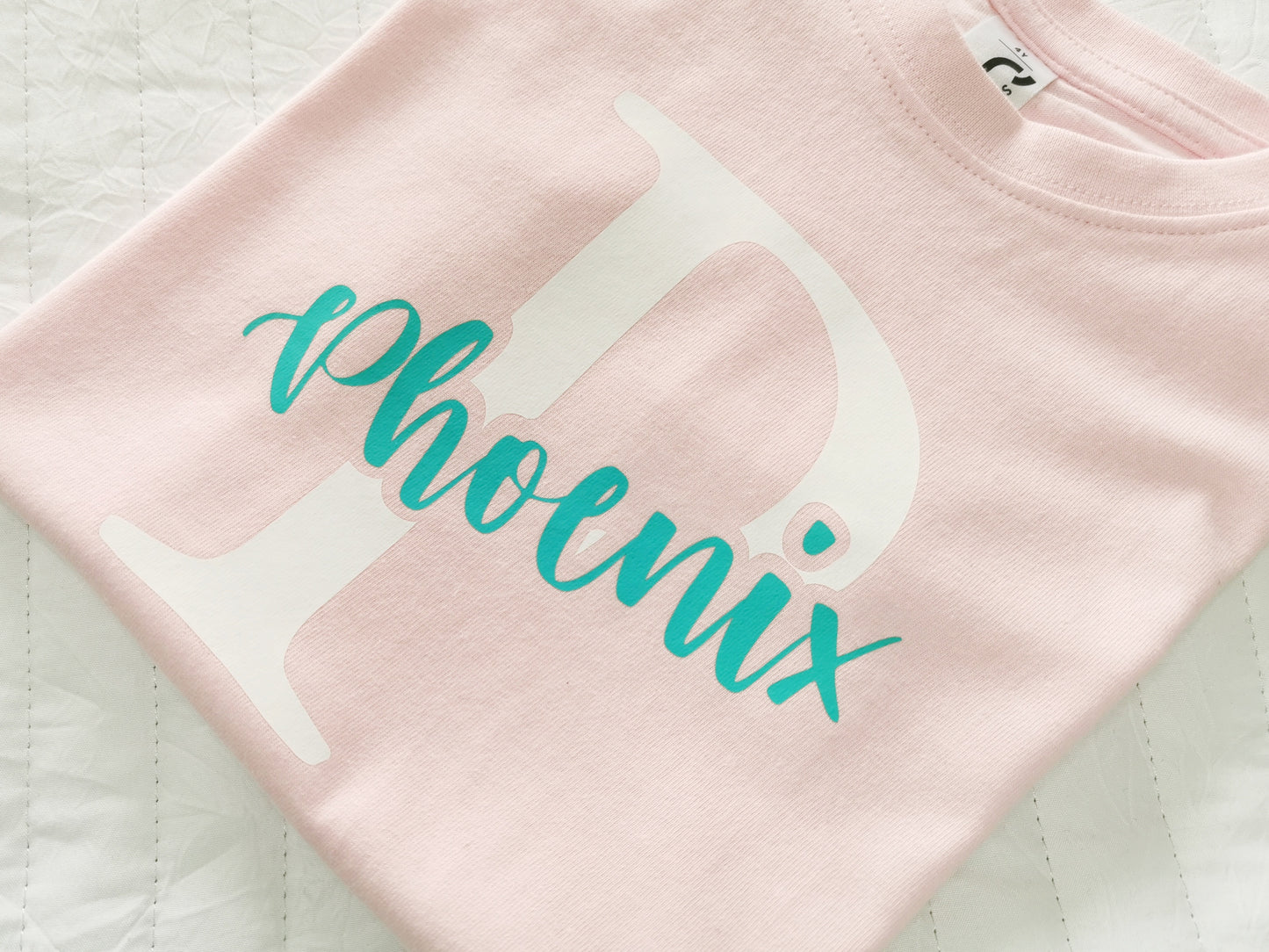 Personalised Script Initials T-shirt