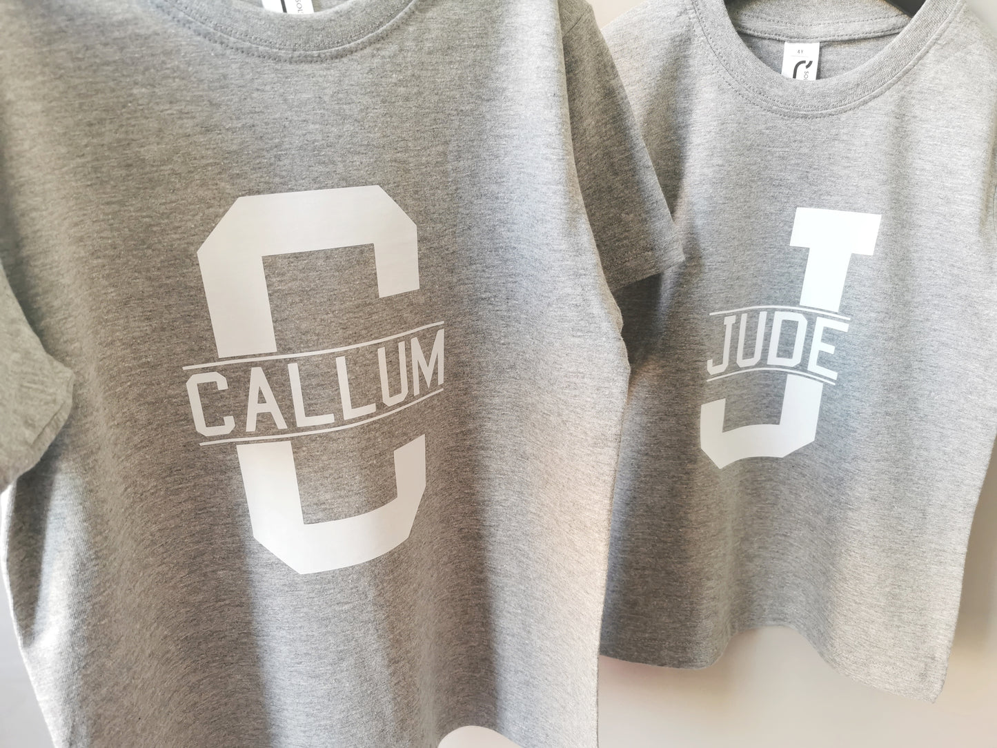 Personalised College Initials T-shirt