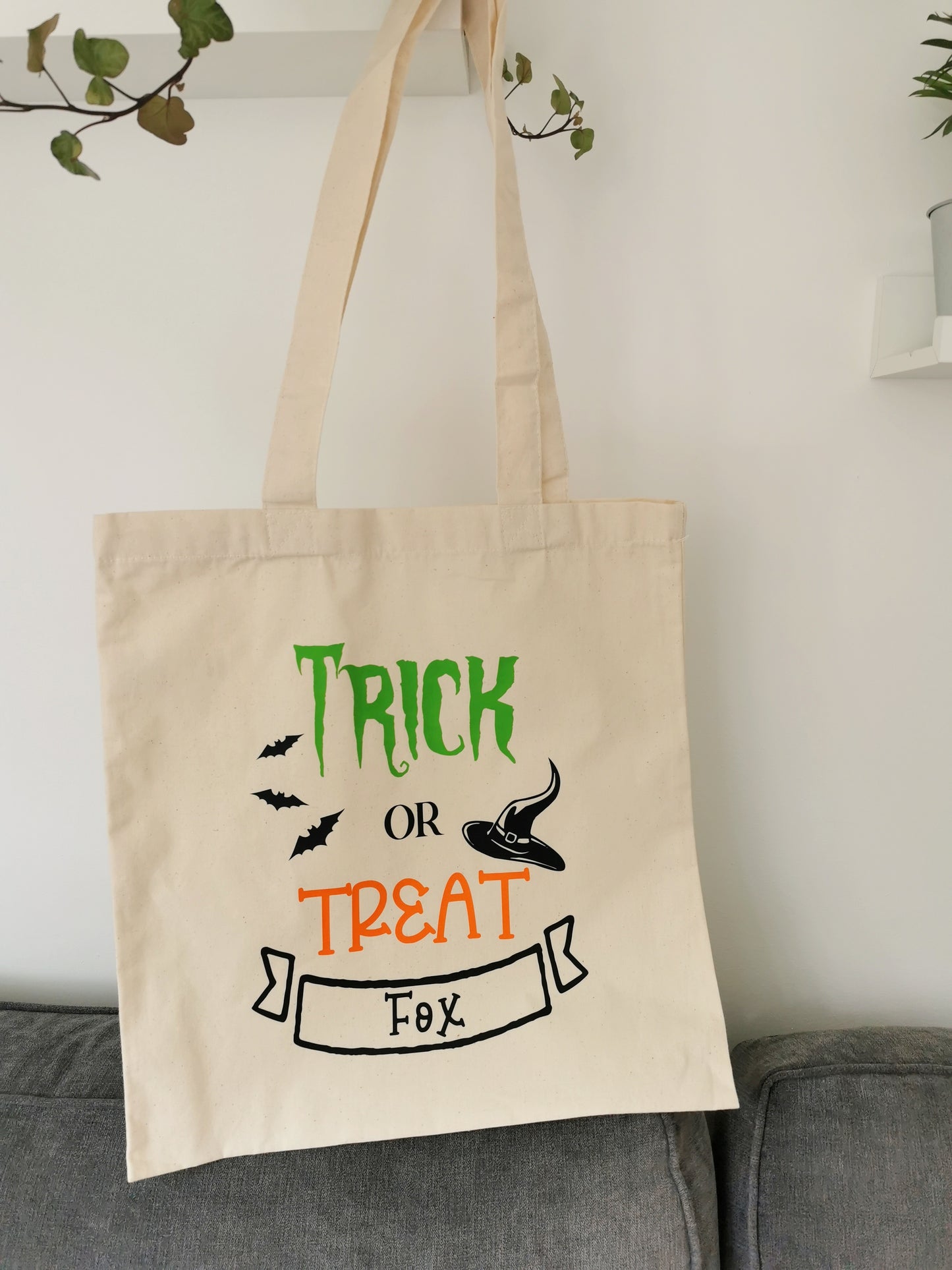 Personalised Halloween Tote Bag