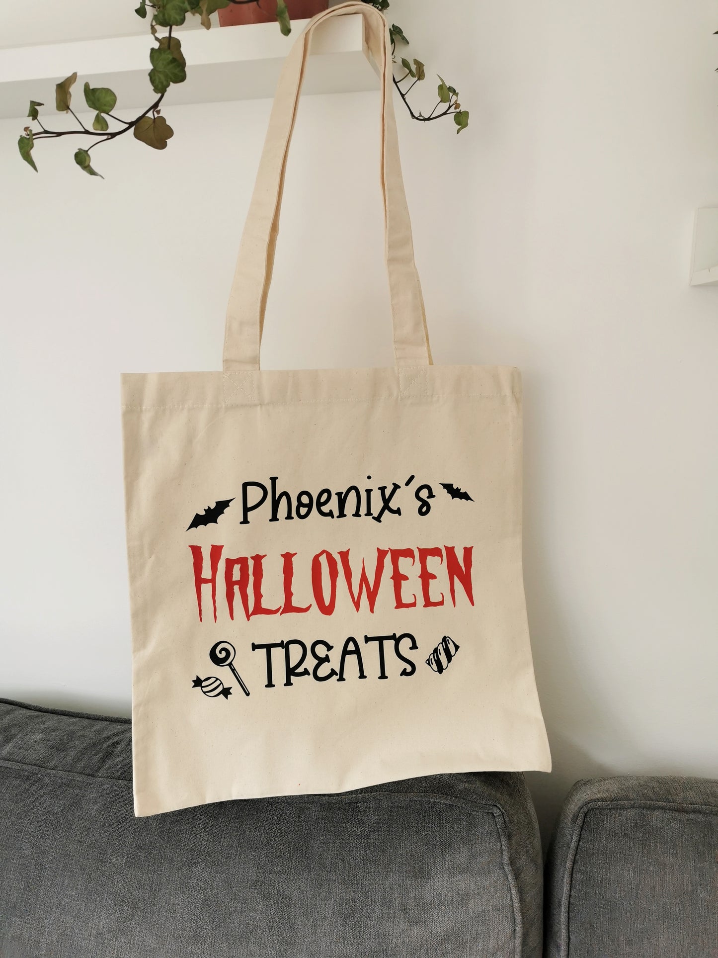 Personalised Halloween Tote Bag