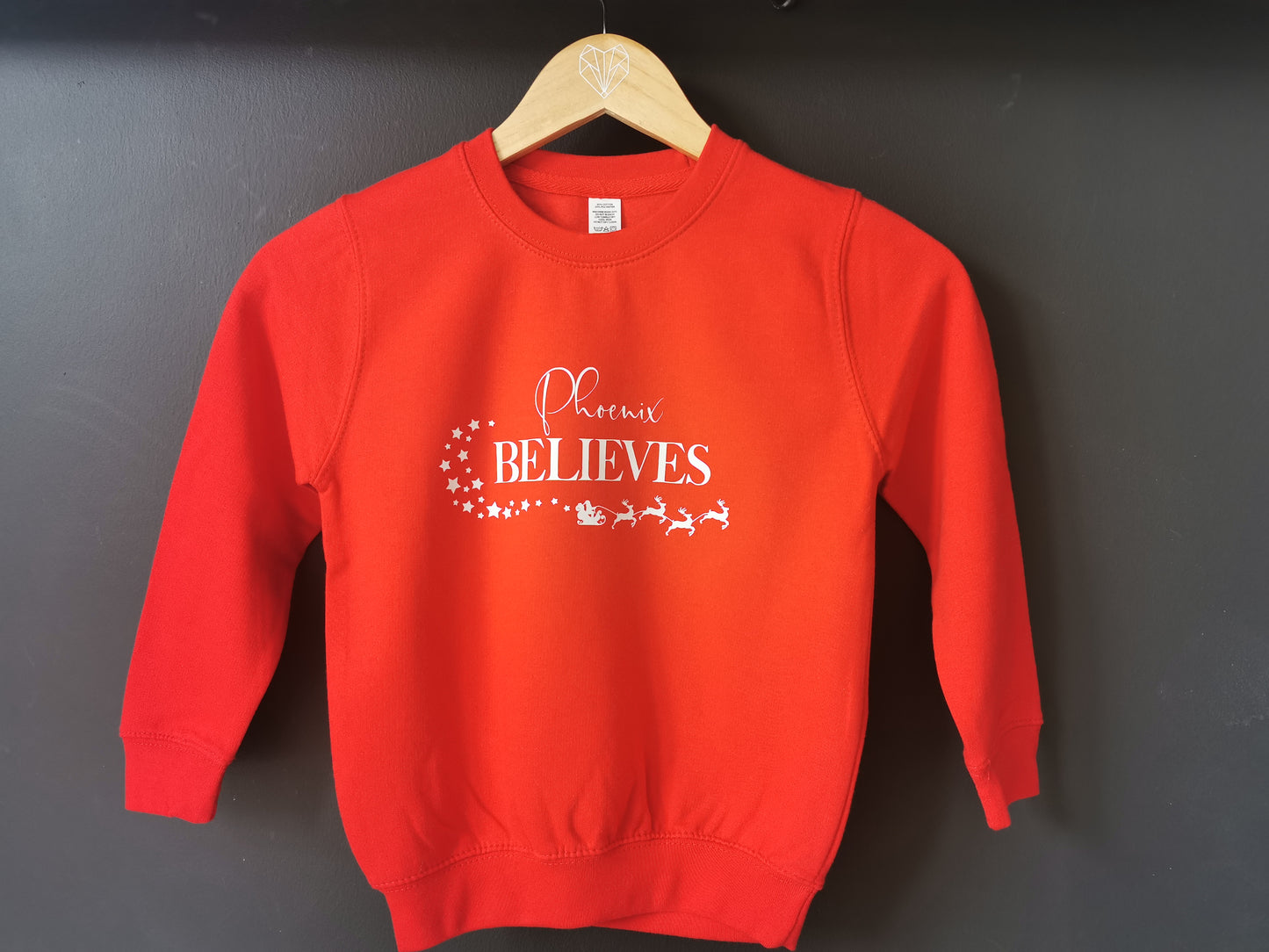 Personalised Believes Kids Sweatshirt