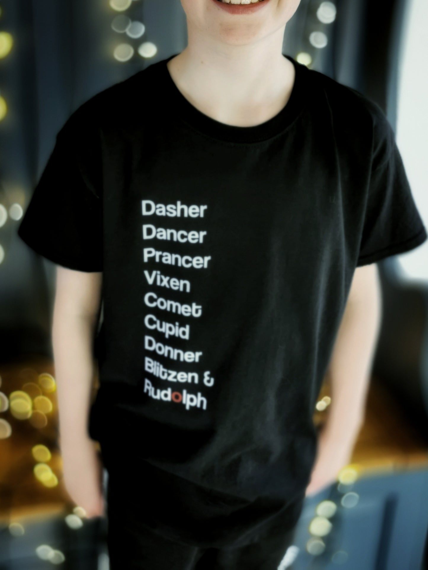 Reindeer List Adults and Kids T-shirt