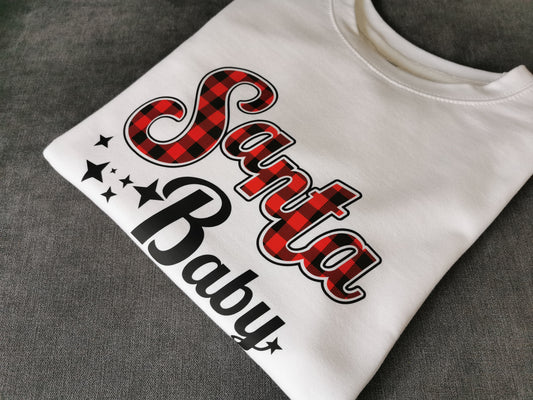 Santa Baby Ladies & Kids Sweatshirt