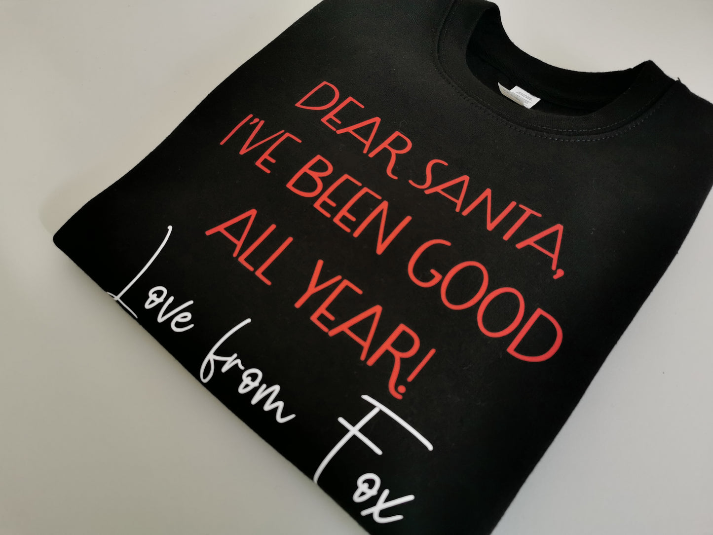 Personalised Dear Santa Kids Sweatshirt