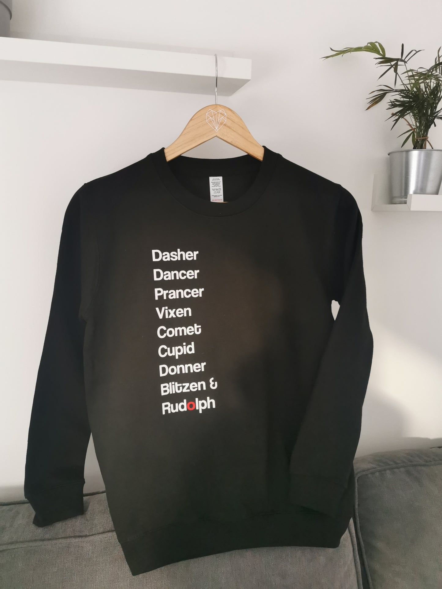 Reindeer List Adults and Kids Sweatshirt