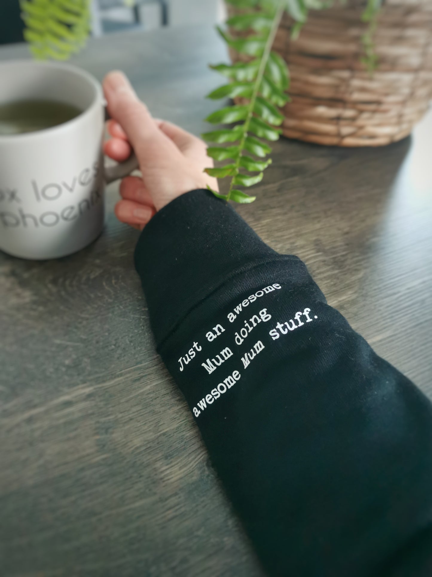 Cuff Comments Ladies Hoodie