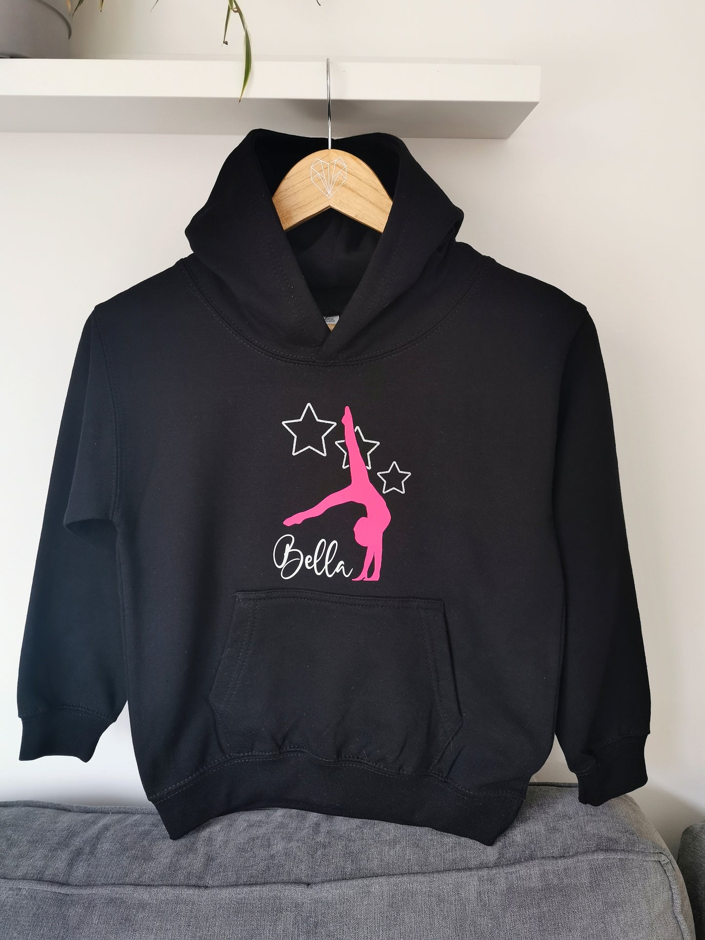 Gymnastics Kids Personalised Hoodie