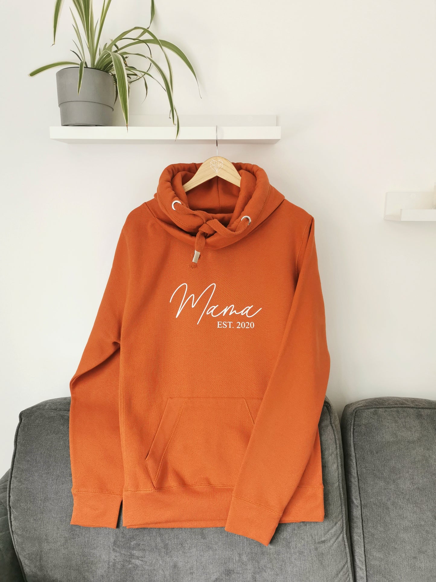 Mama Personalised Cross Neck Hoodie