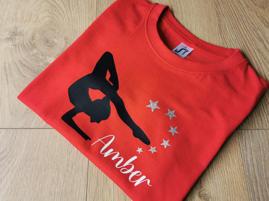 Gymnastics Kids Personalised T-shirt